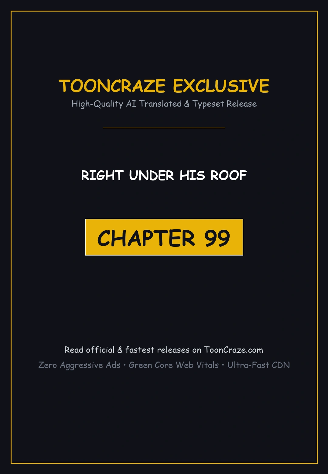 Right Under His Roof Chapter 99 - Page 1