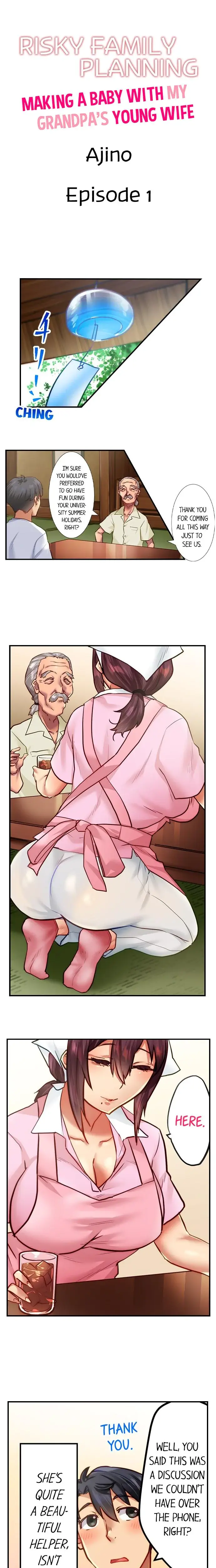 Risky Family Planning Making A Baby With My Grandpas Young Wife Chapter 1 - Page 1