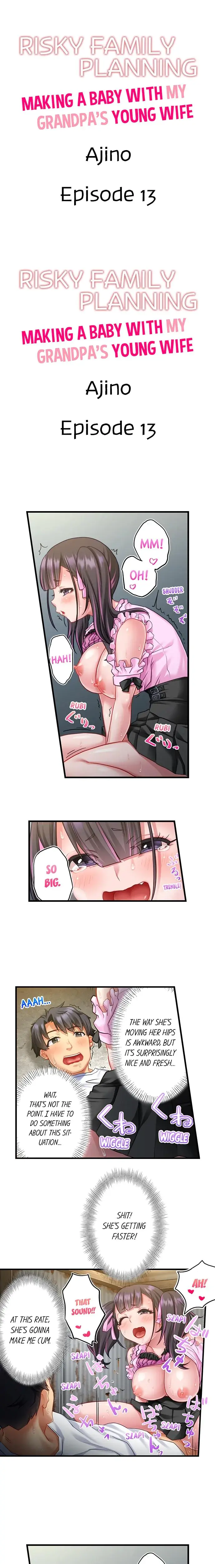 Risky Family Planning Making A Baby With My Grandpas Young Wife Chapter 13 - Page 1
