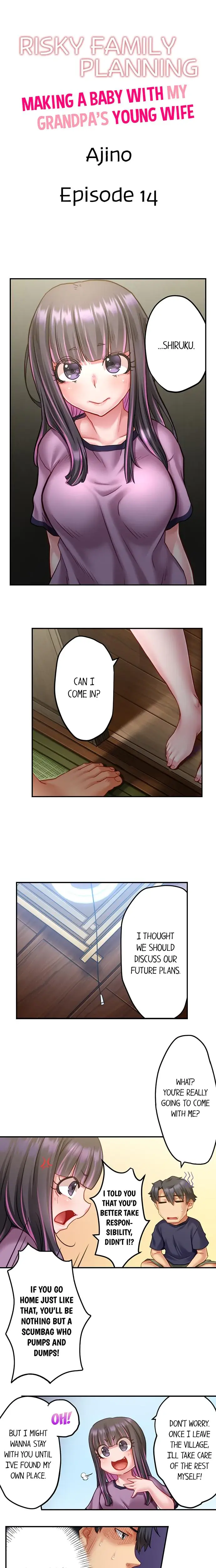 Risky Family Planning Making A Baby With My Grandpas Young Wife Chapter 14 - Page 1