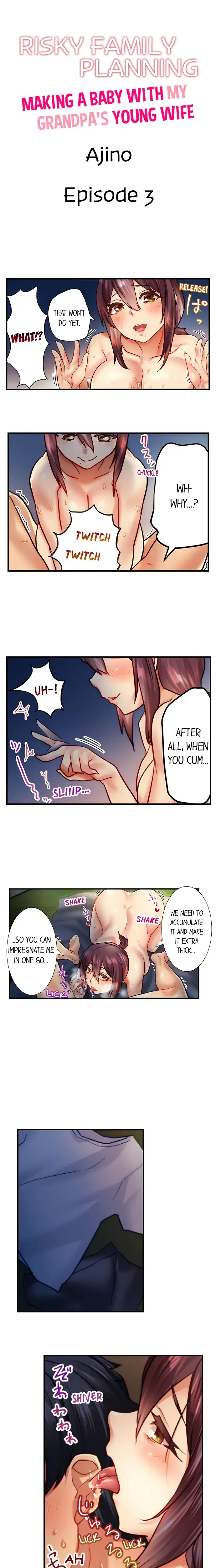 Risky Family Planning Making A Baby With My Grandpas Young Wife Chapter 3 - Page 1