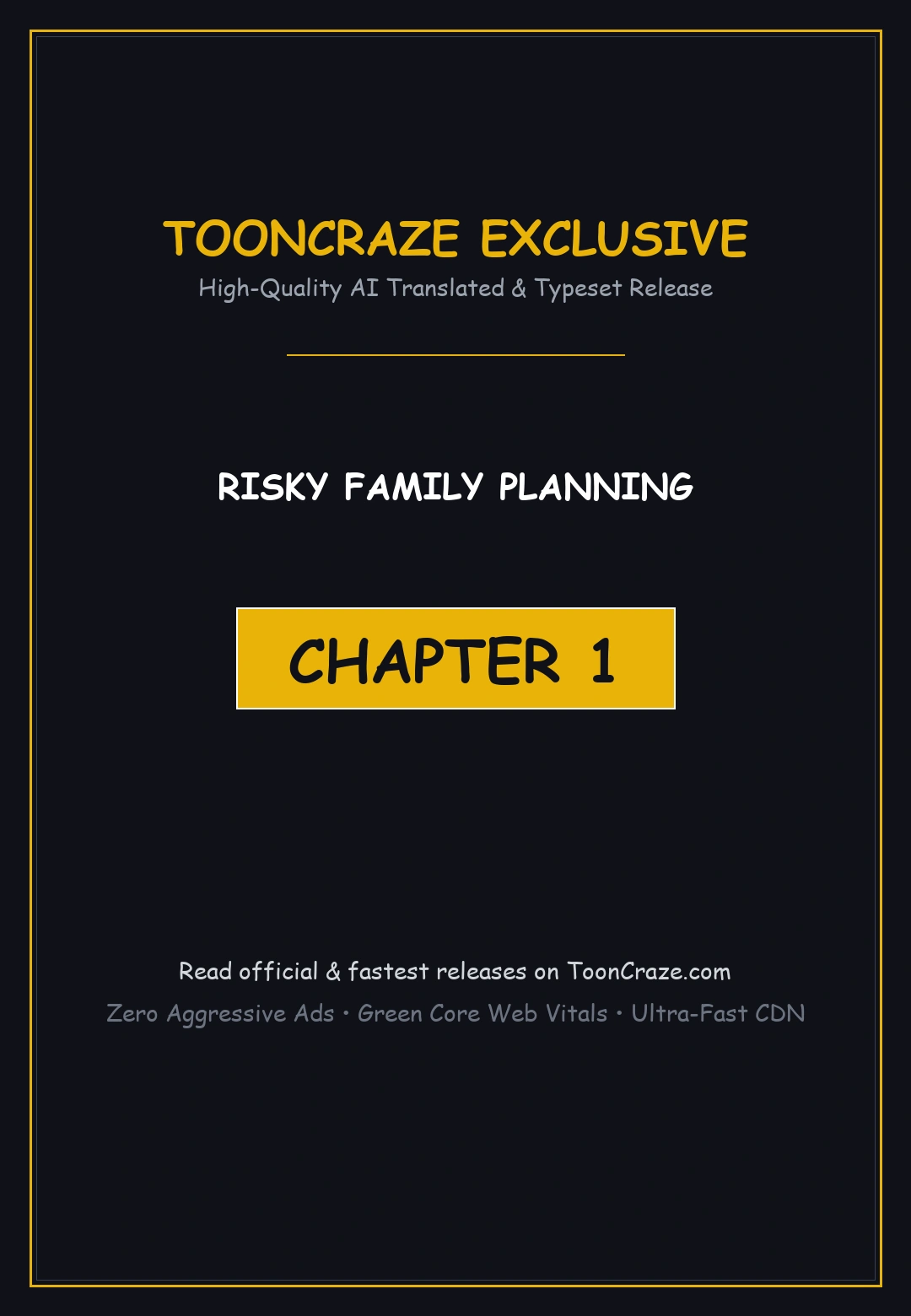 Risky Family Planning Chapter 1 - Page 1