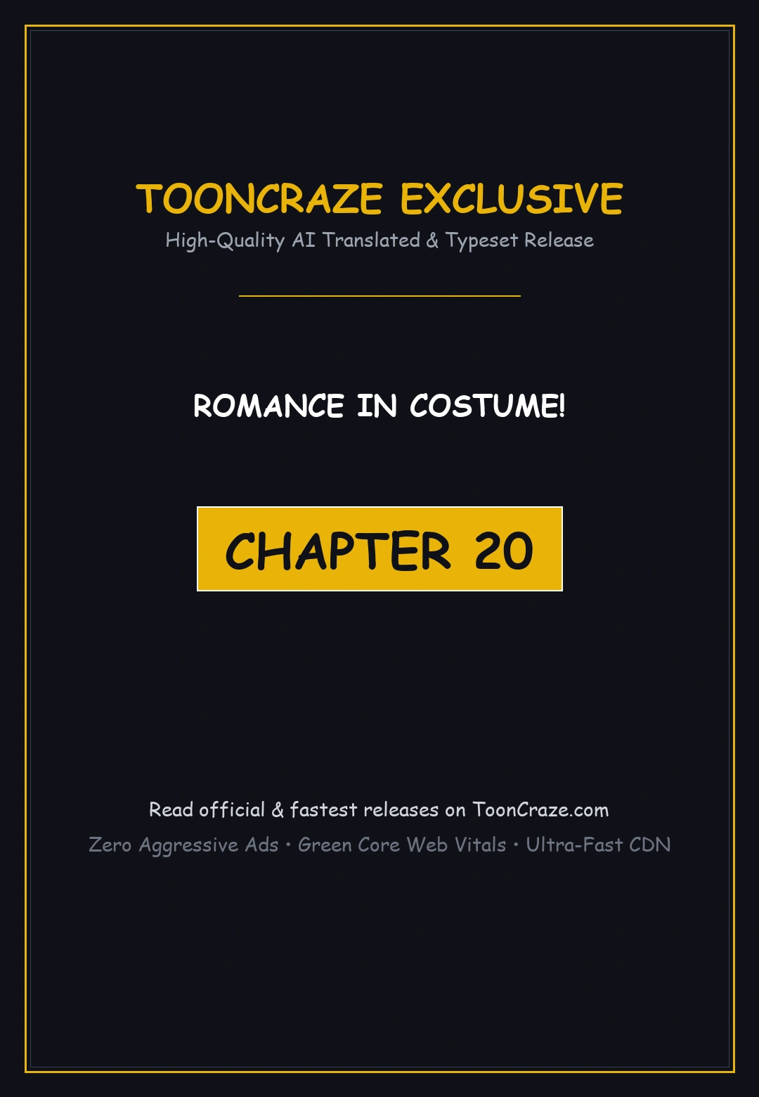Romance In Costume Chapter 20 - Page 1