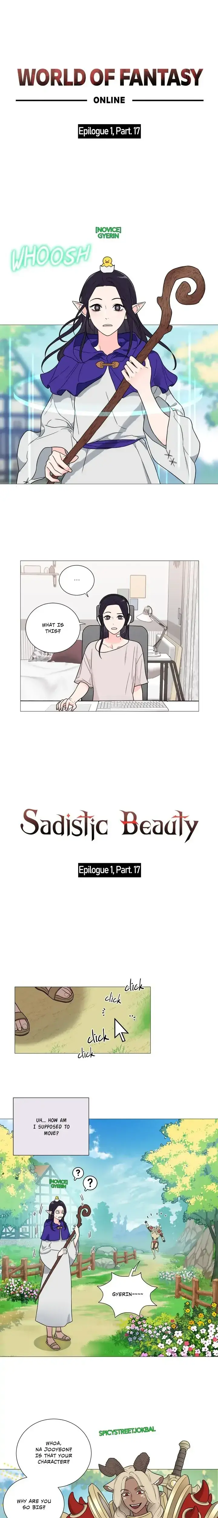 Sadistic Beauty Epilogue Chapter 17 - Page 1