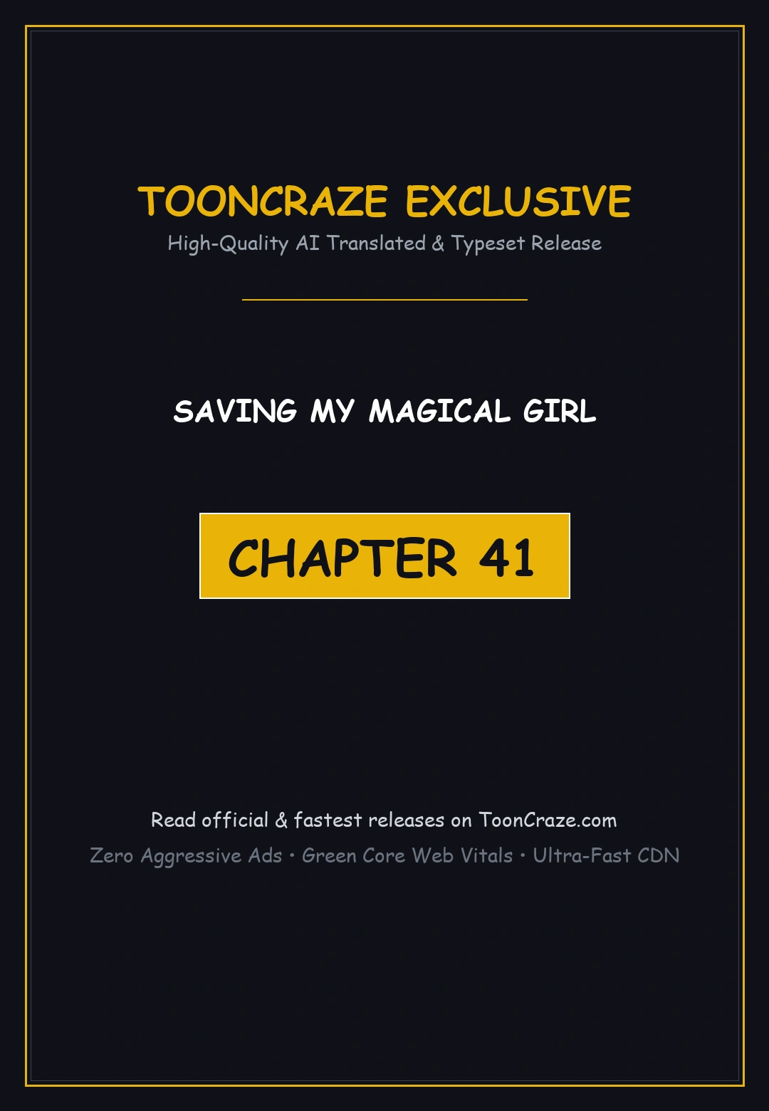 Saving My Magical Girl Chapter 41 - Page 1