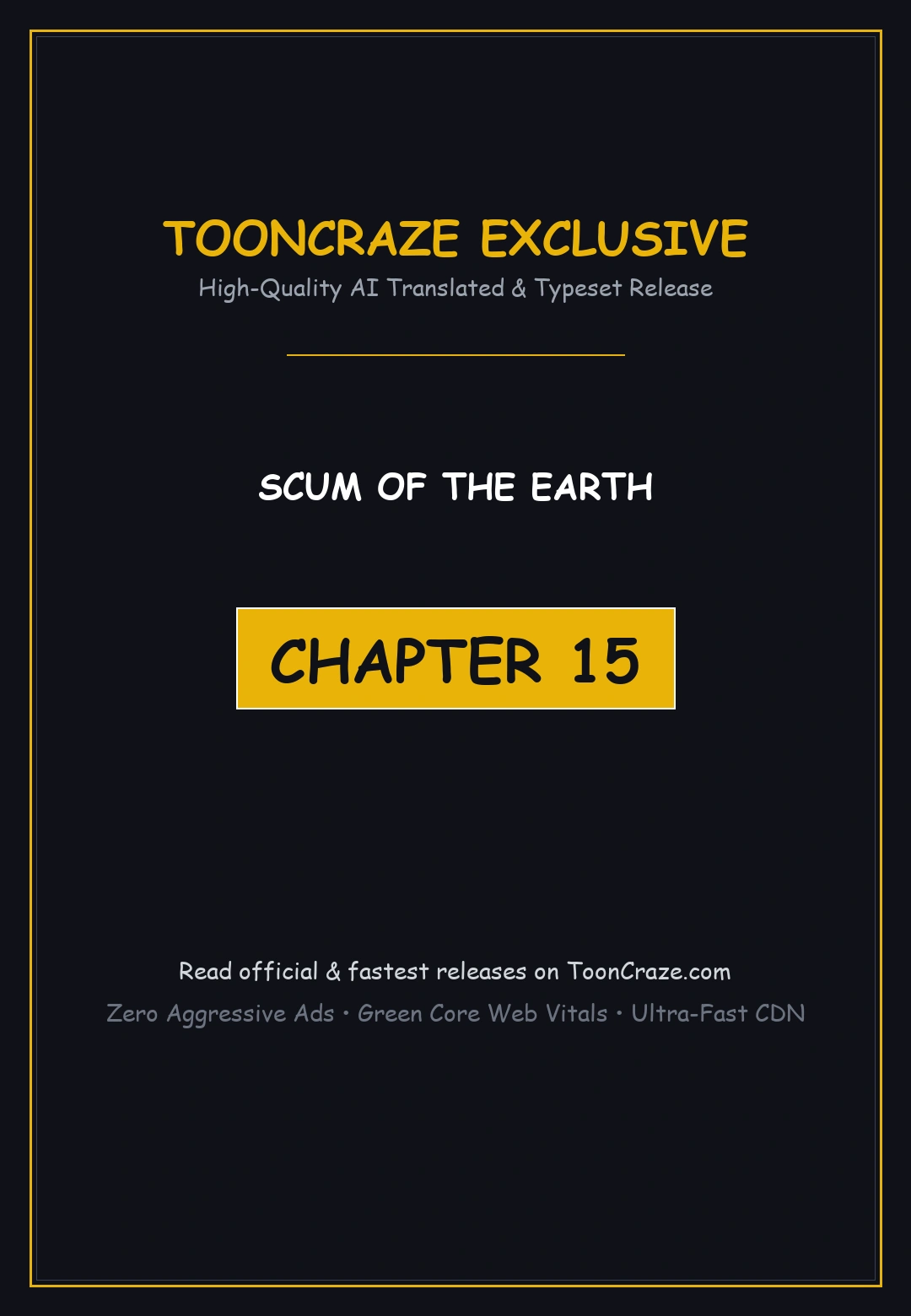 Scum Of The Earth Chapter 15 - Page 1
