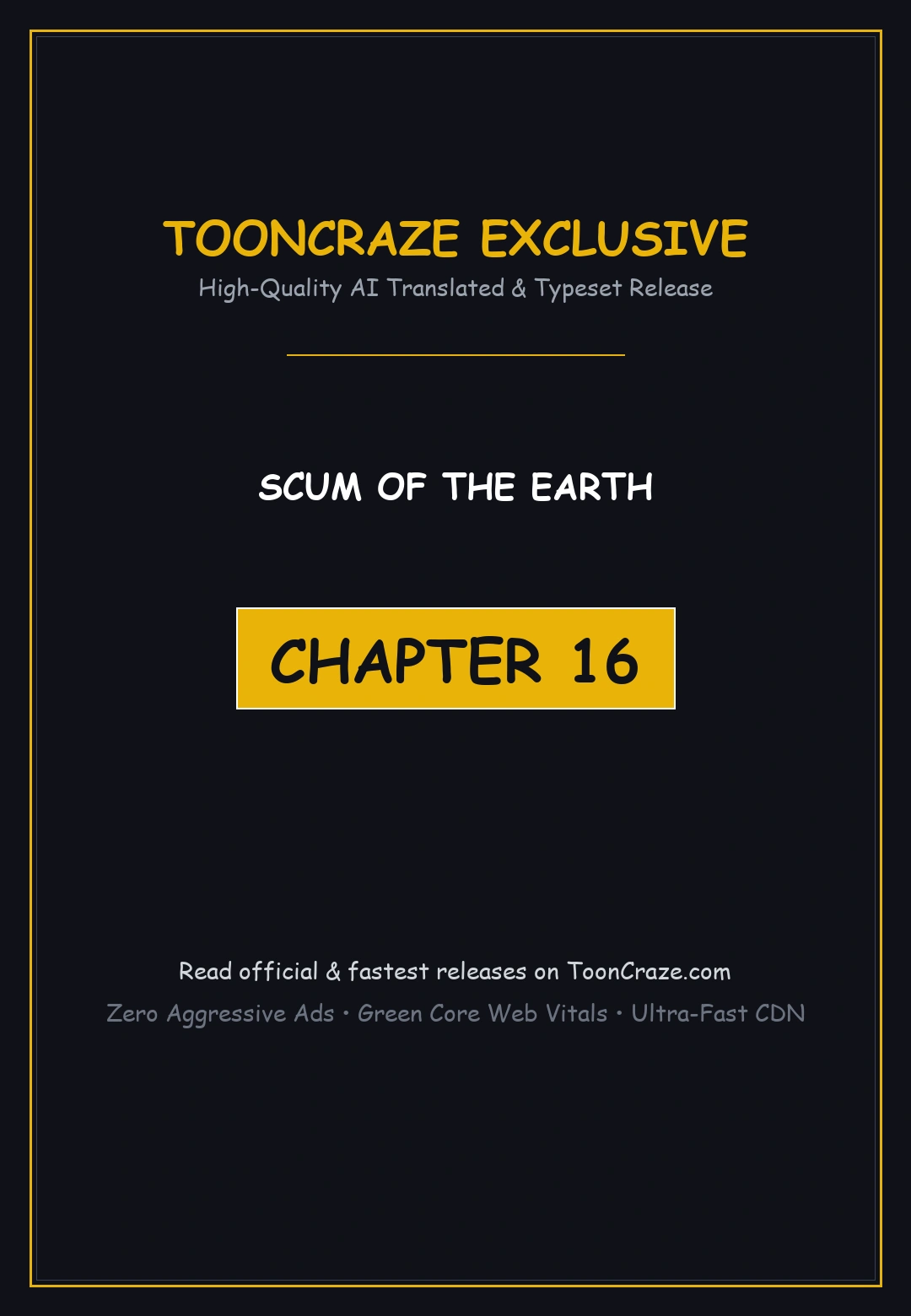 Scum Of The Earth Chapter 16 - Page 1