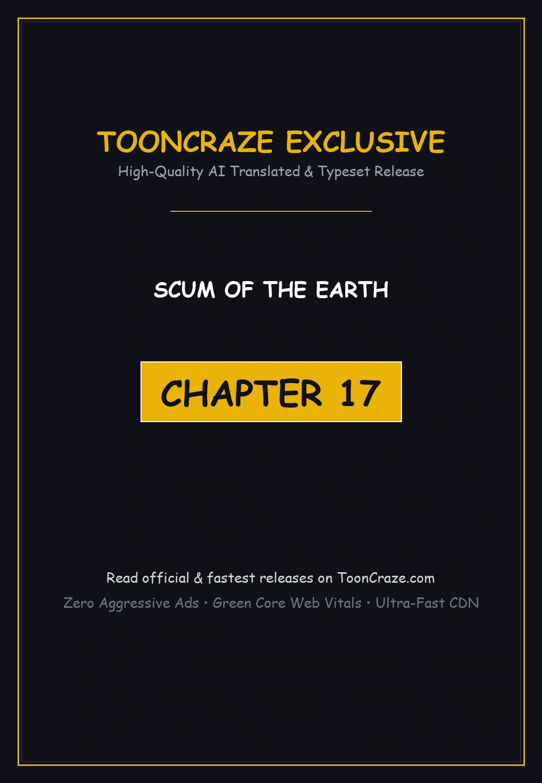 Scum Of The Earth Chapter 17 - Page 1