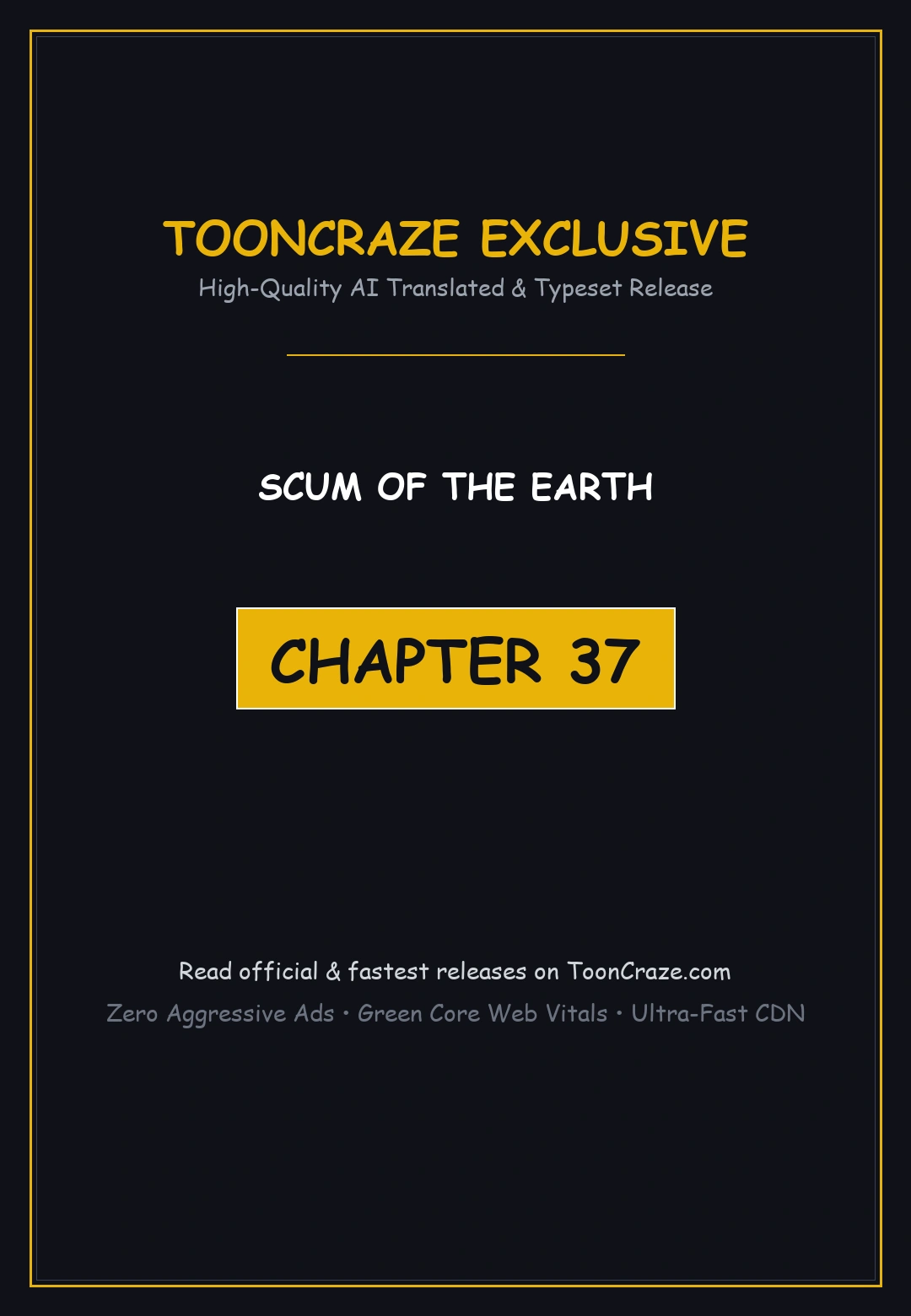 Scum Of The Earth Chapter 37 - Page 1