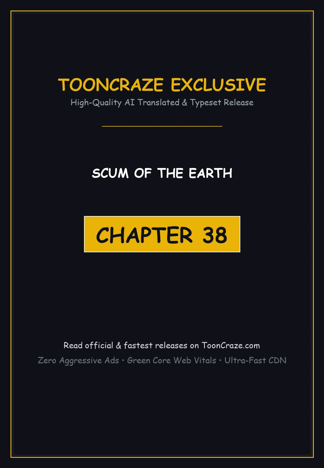 Scum Of The Earth Chapter 38 - Page 1