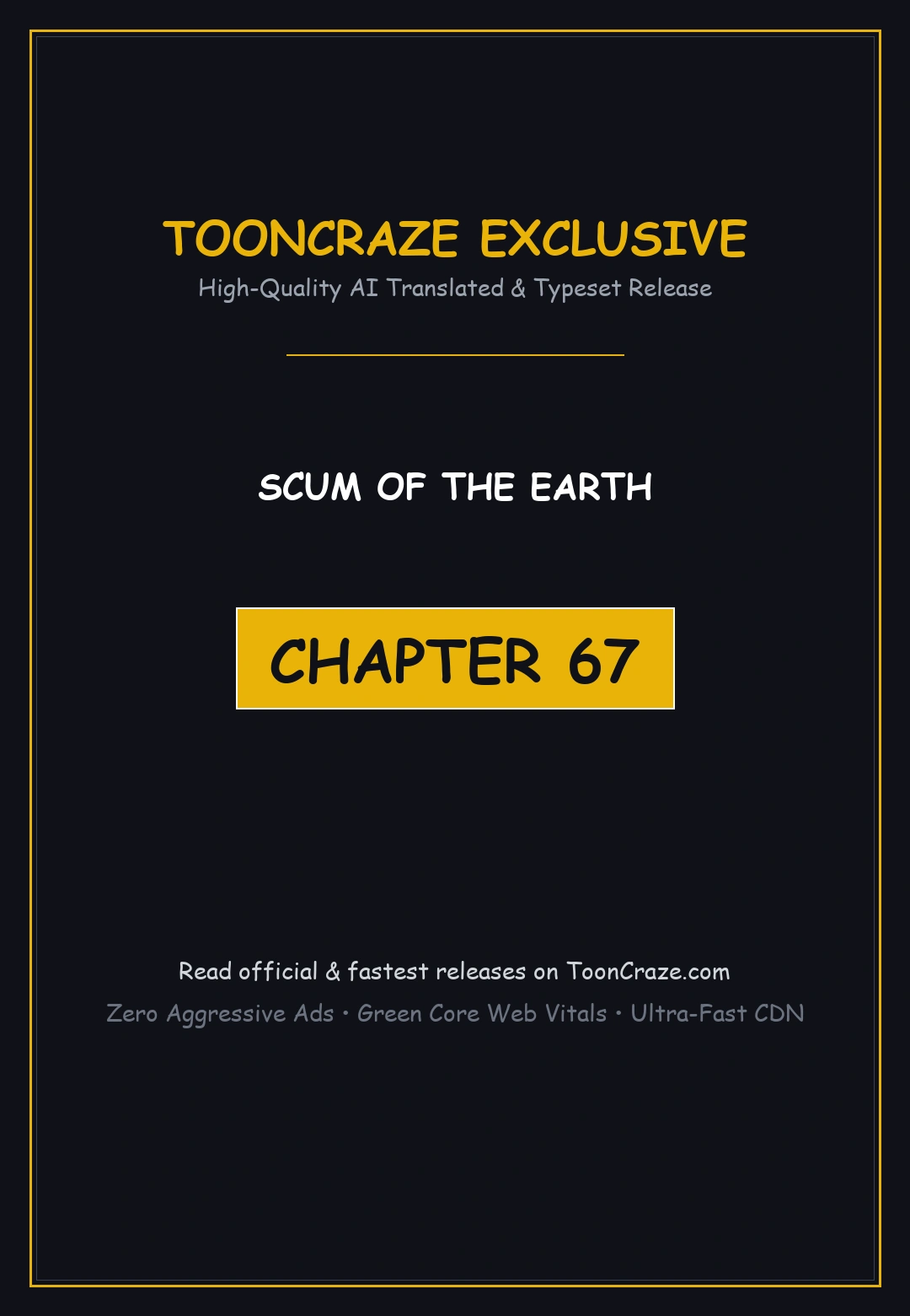Scum Of The Earth Chapter 67 - Page 1