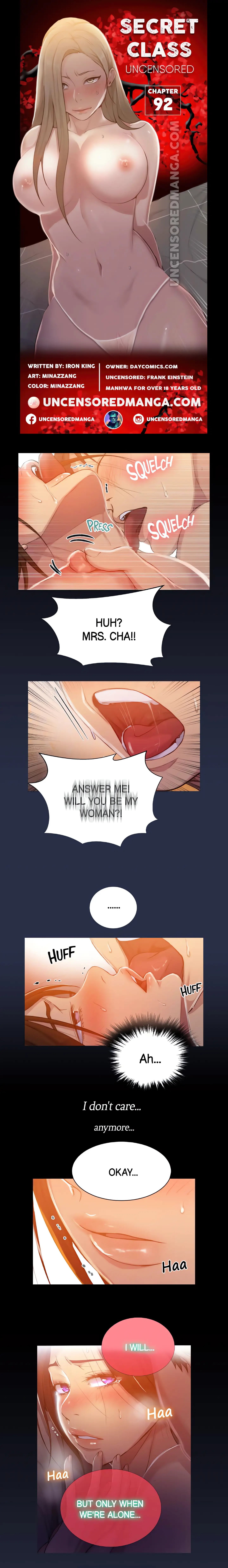 Secret Class Uncensored Fan Edition Chapter 92 - Page 1