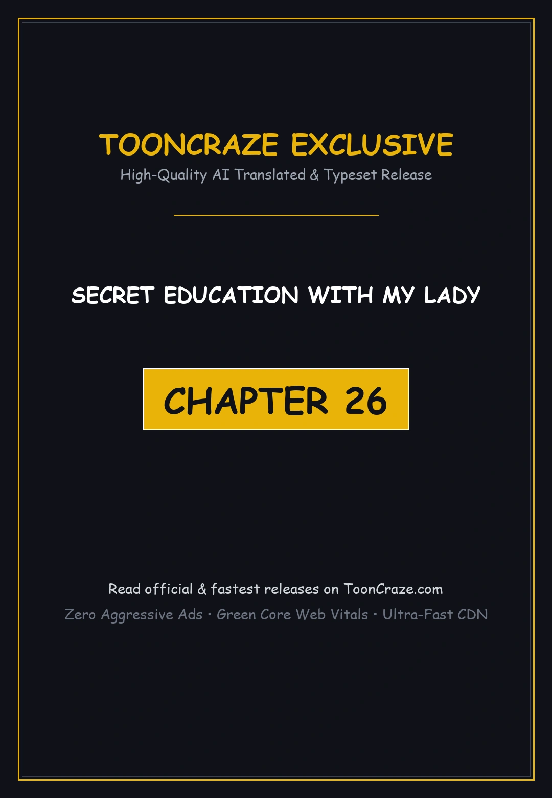 Secret Education With My Lady Chapter 26 - Page 1