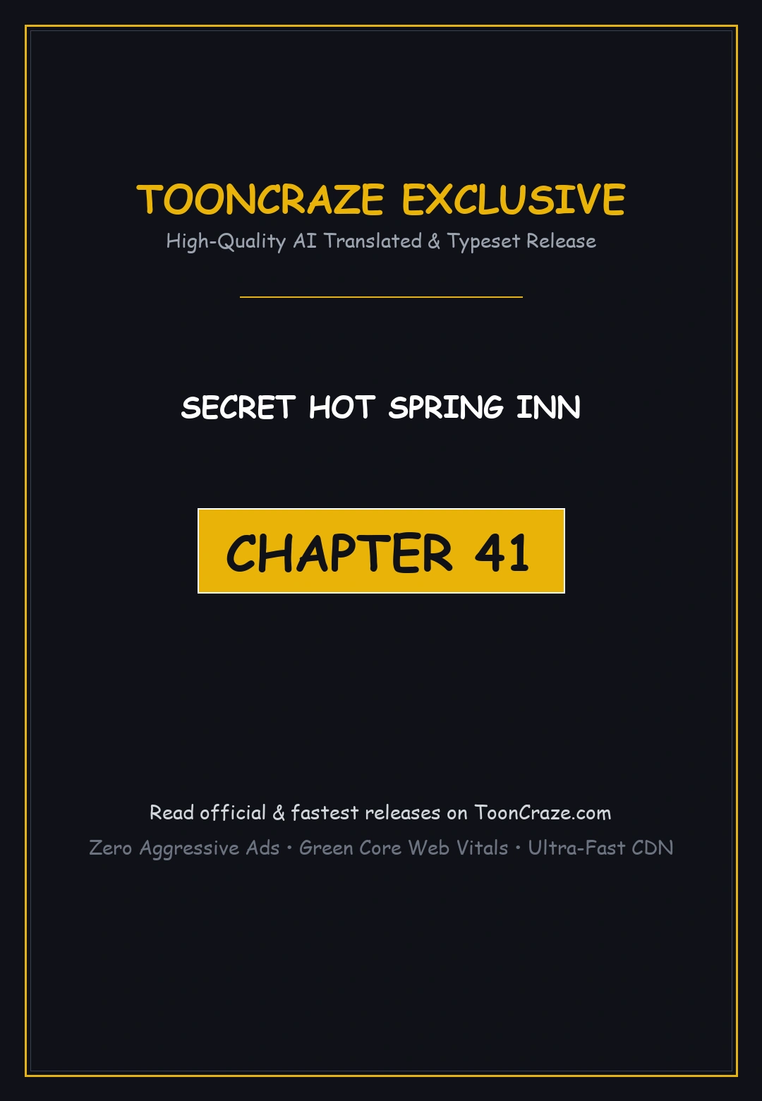 Secret Hot Spring Inn Chapter 41 - Page 1