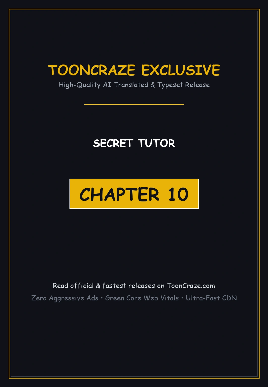 Secret Tutor Chapter 10 - Page 1