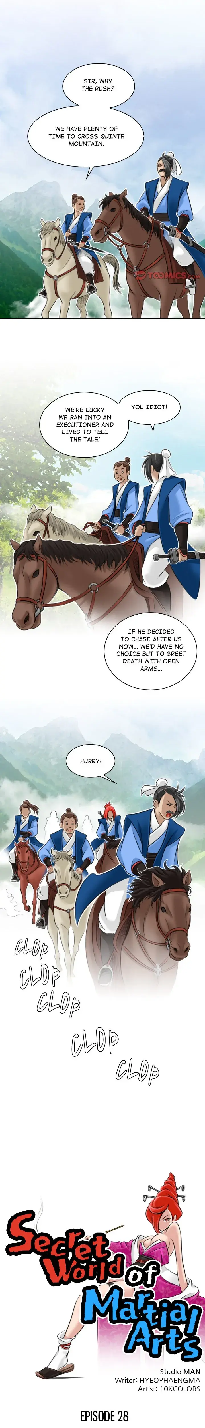 Secret World Of Martial Arts Chapter 28 - Page 1