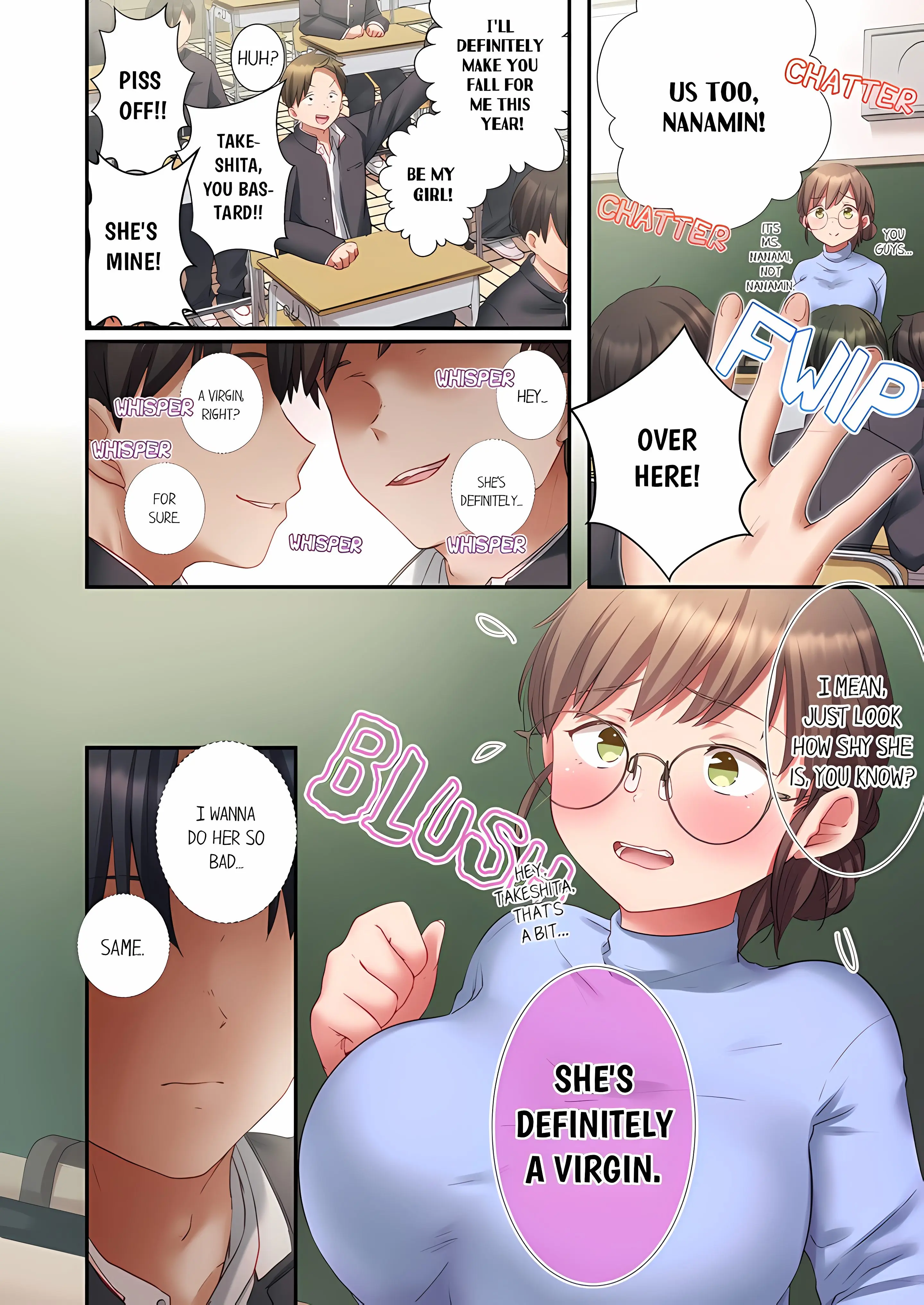 Sent To The Wrong Chat Blackmailed By One Of The Thirty Boys In My Class Chapter 1 - Page 2