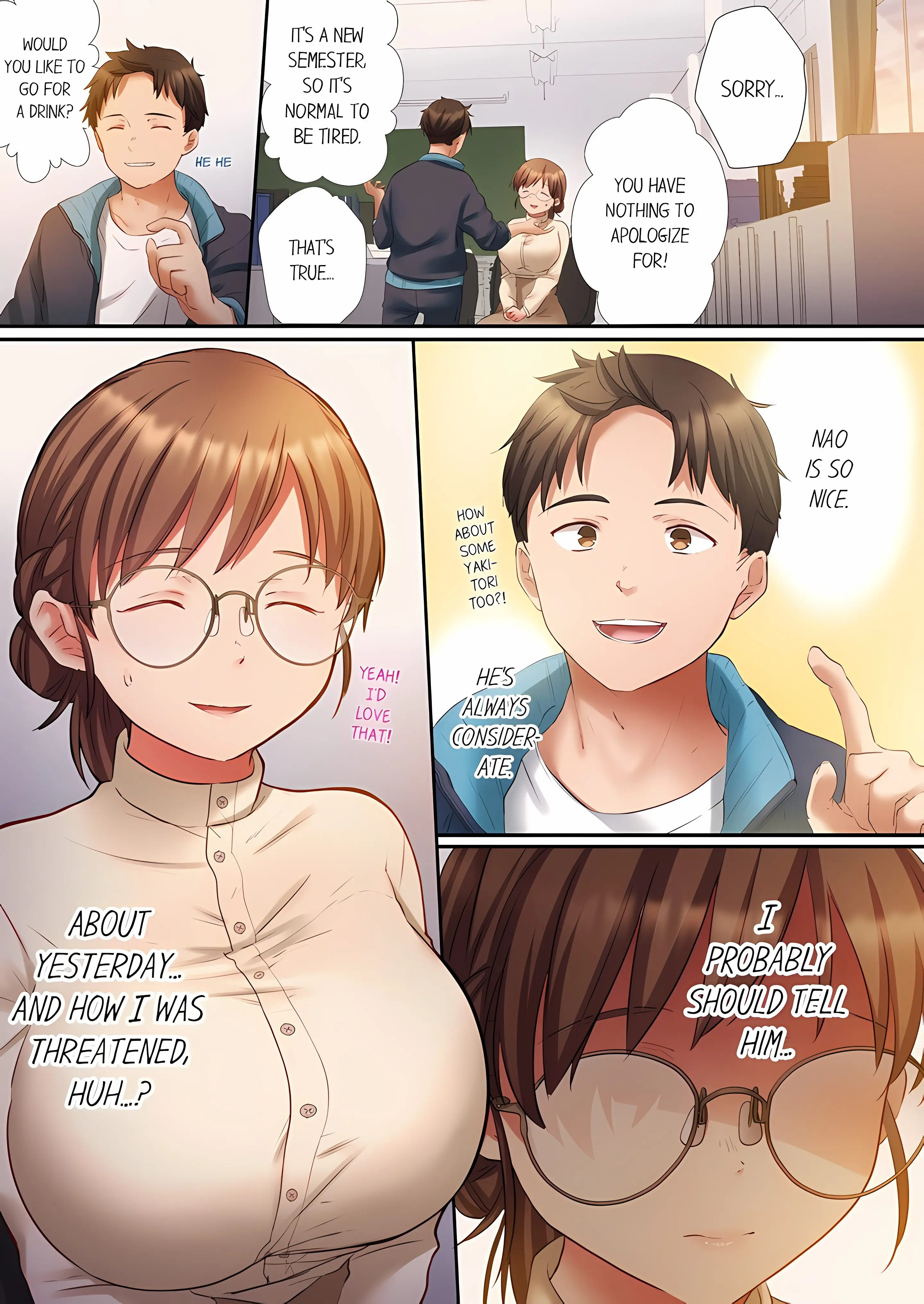 Sent To The Wrong Chat Blackmailed By One Of The Thirty Boys In My Class Chapter 2 - Page 9