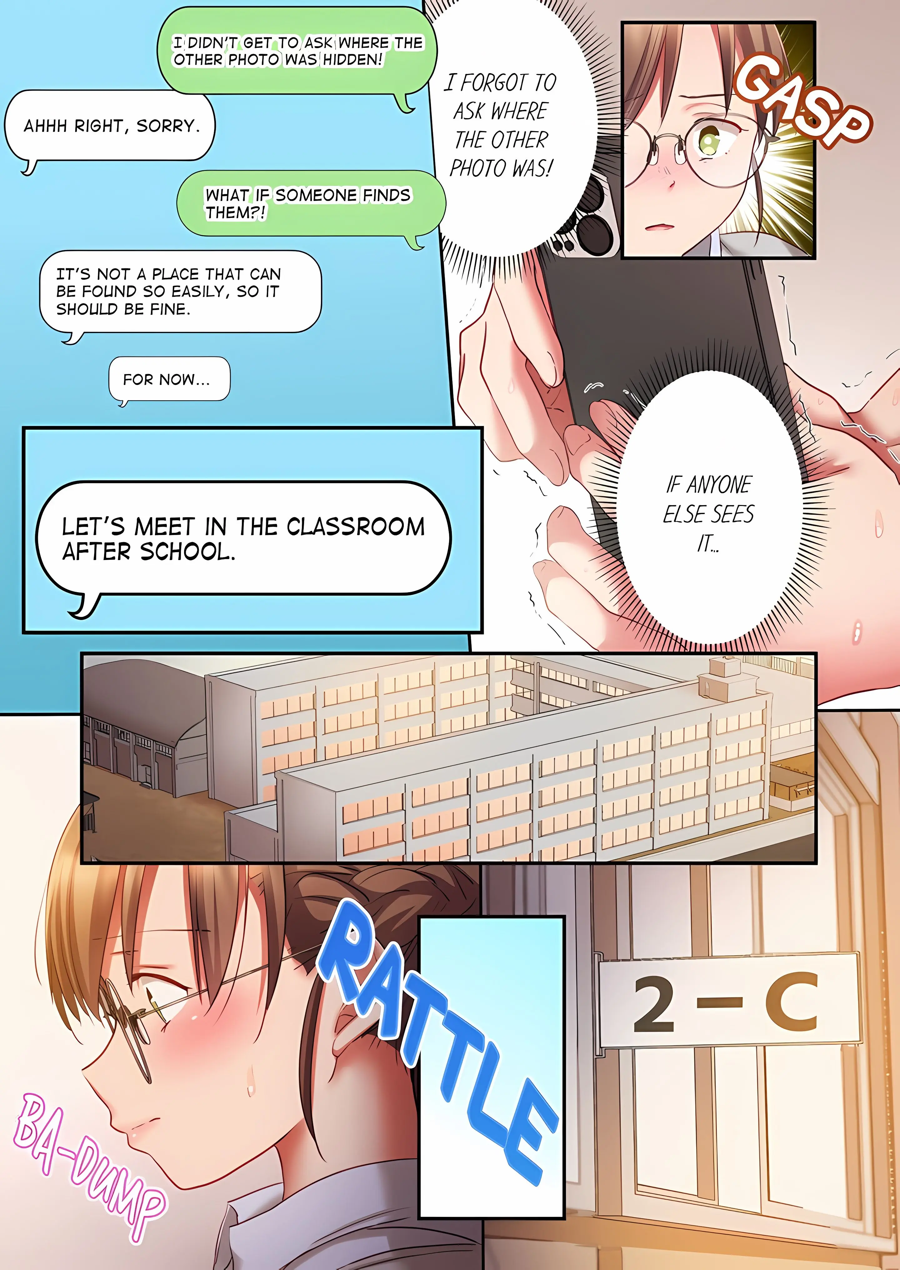 Sent To The Wrong Chat Blackmailed By One Of The Thirty Boys In My Class Chapter 3 - Page 23