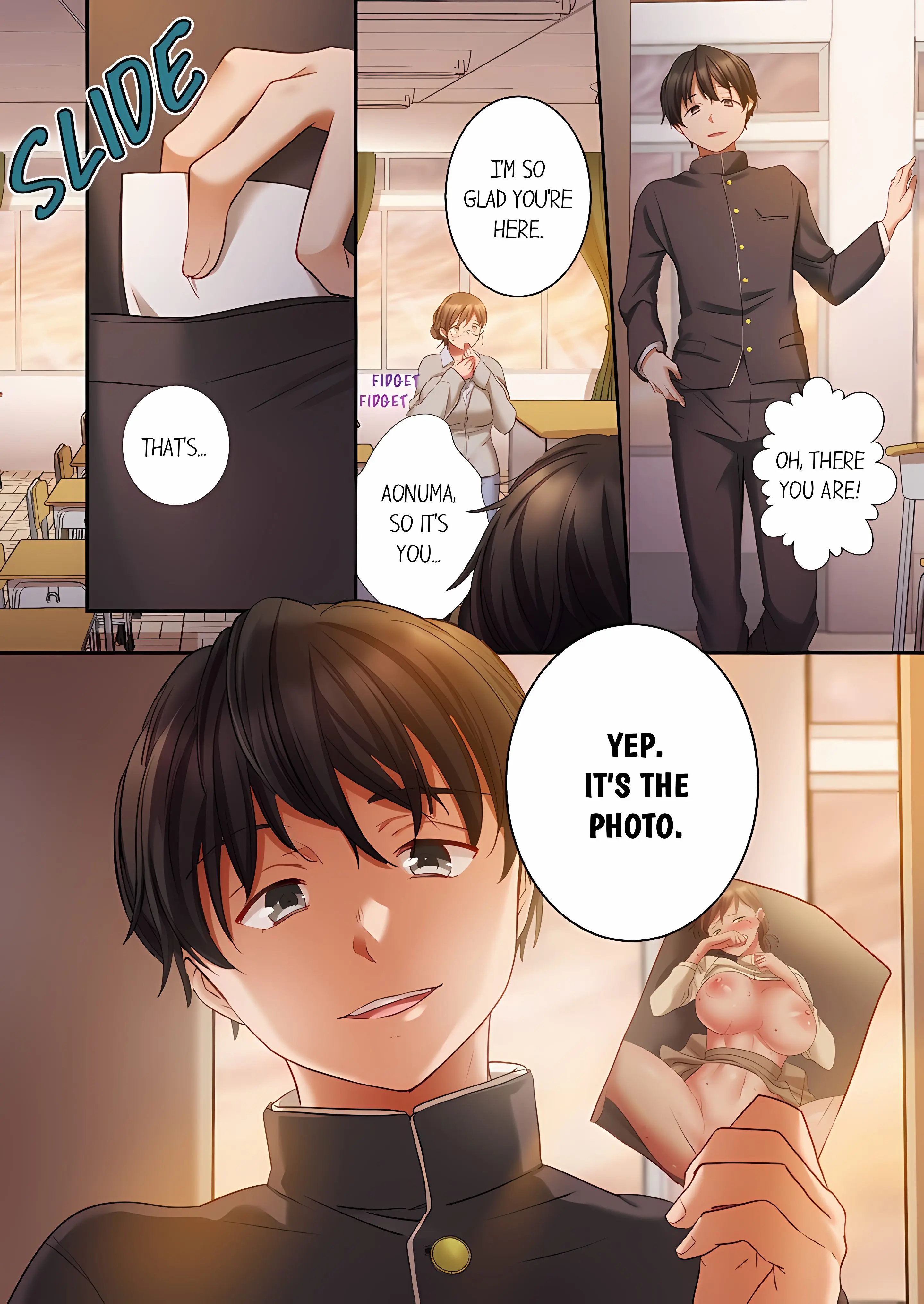 Sent To The Wrong Chat Blackmailed By One Of The Thirty Boys In My Class Chapter 3 - Page 24