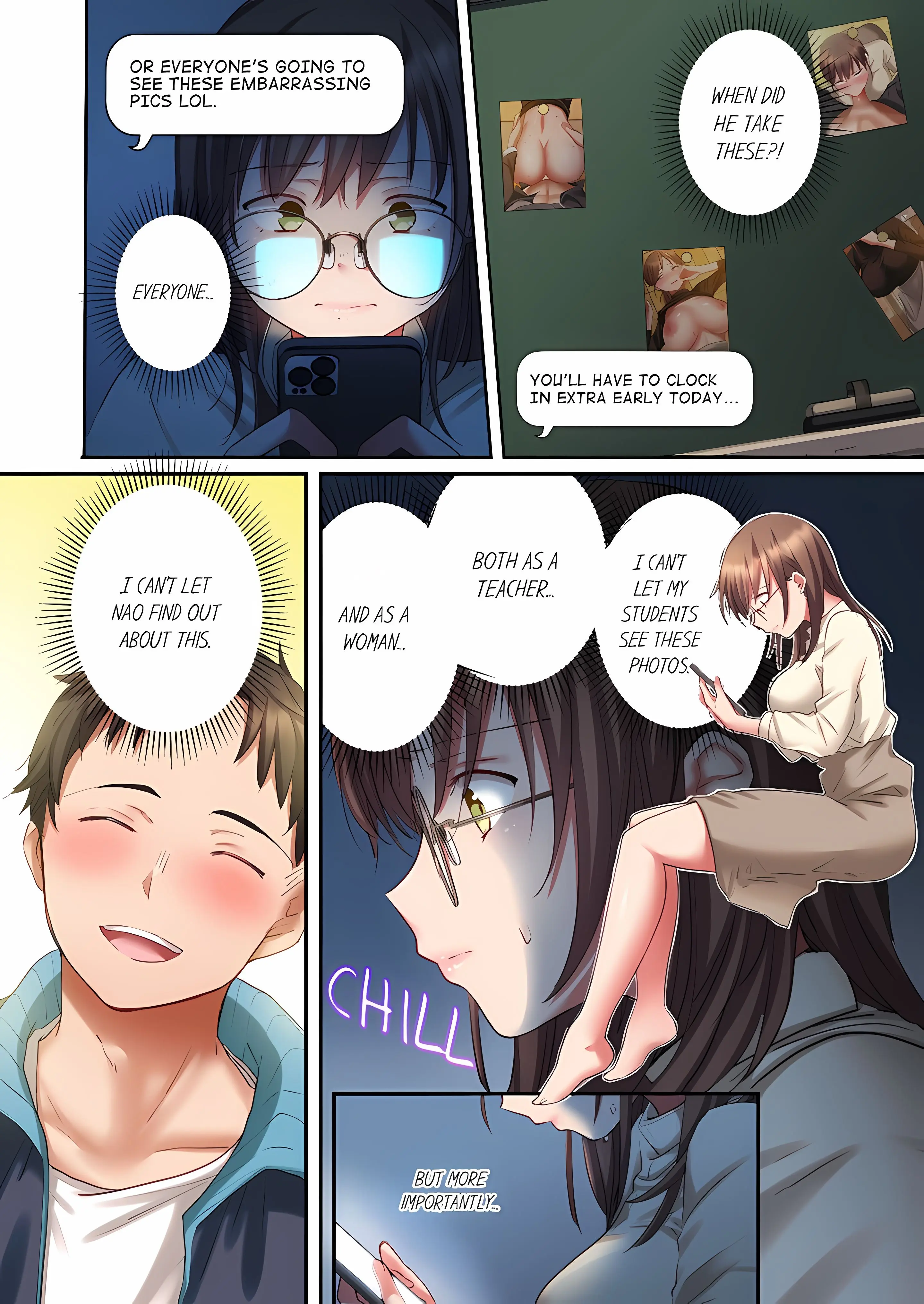 Sent To The Wrong Chat Blackmailed By One Of The Thirty Boys In My Class Chapter 3 - Page 4