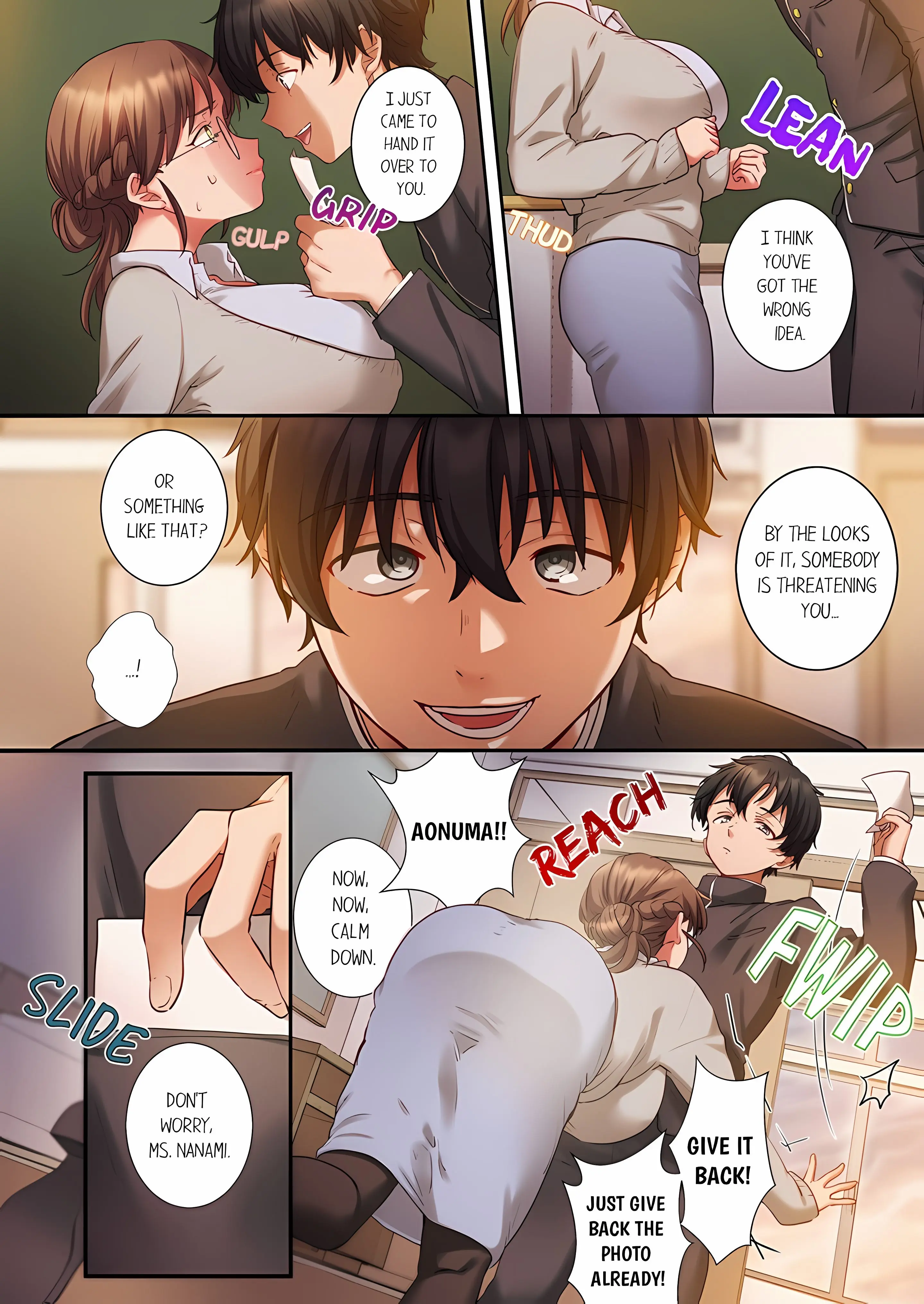 Sent To The Wrong Chat Blackmailed By One Of The Thirty Boys In My Class Chapter 4 - Page 2