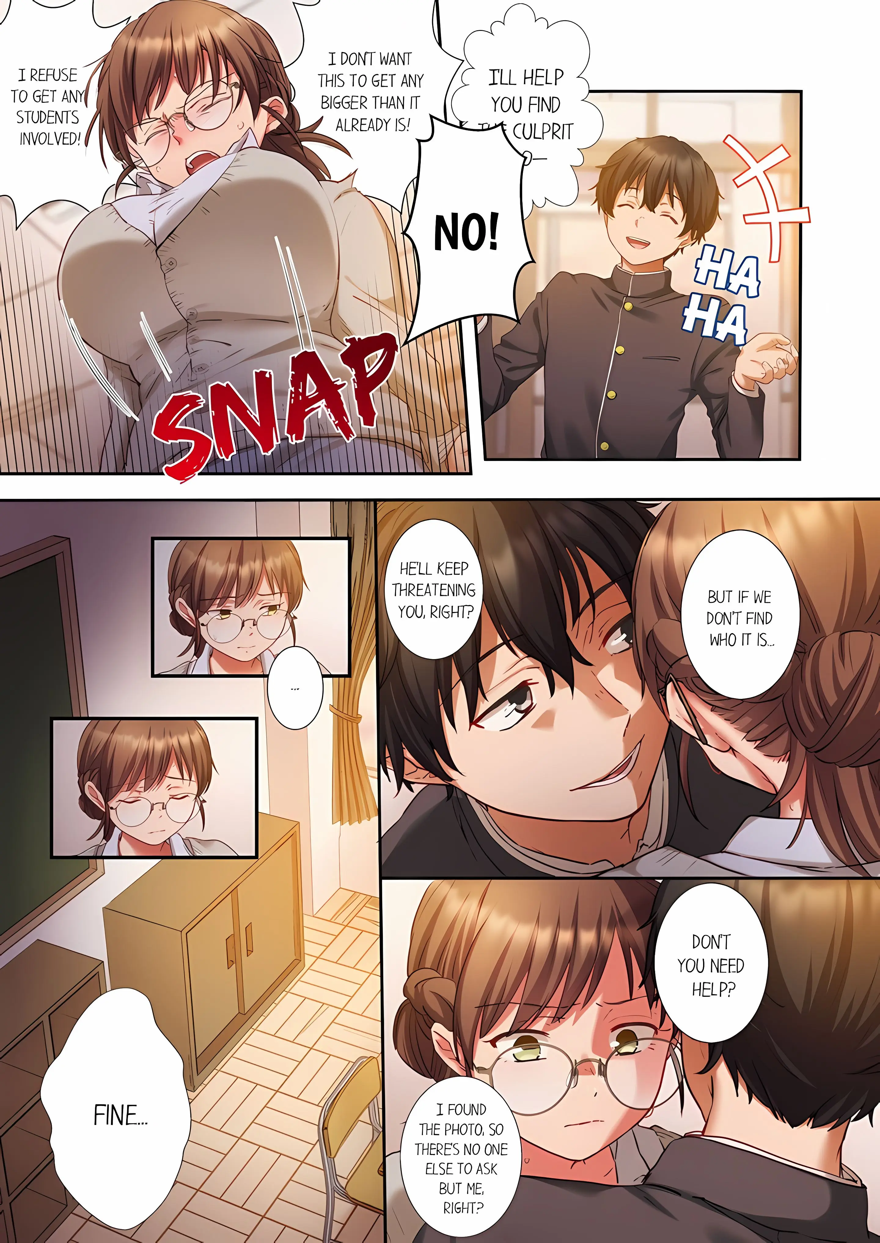 Sent To The Wrong Chat Blackmailed By One Of The Thirty Boys In My Class Chapter 4 - Page 3