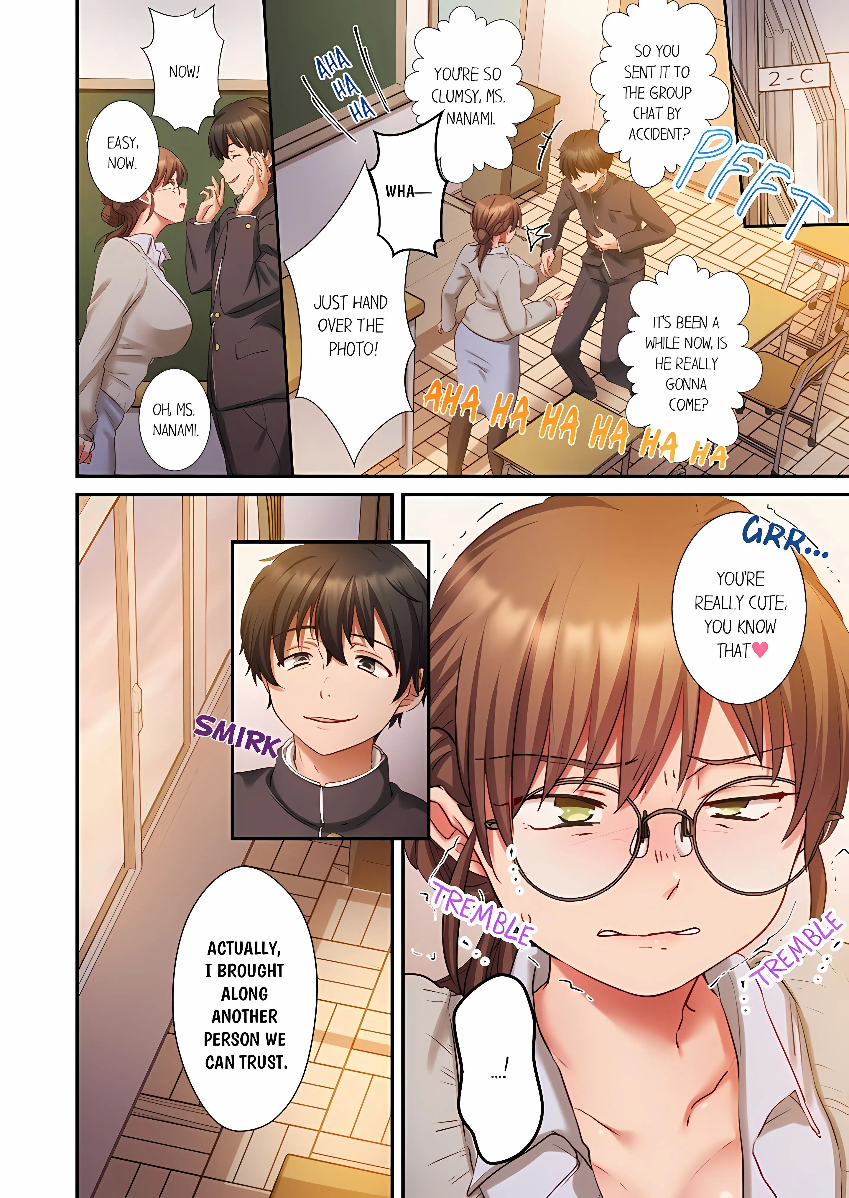 Sent To The Wrong Chat Blackmailed By One Of The Thirty Boys In My Class Chapter 4 - Page 4