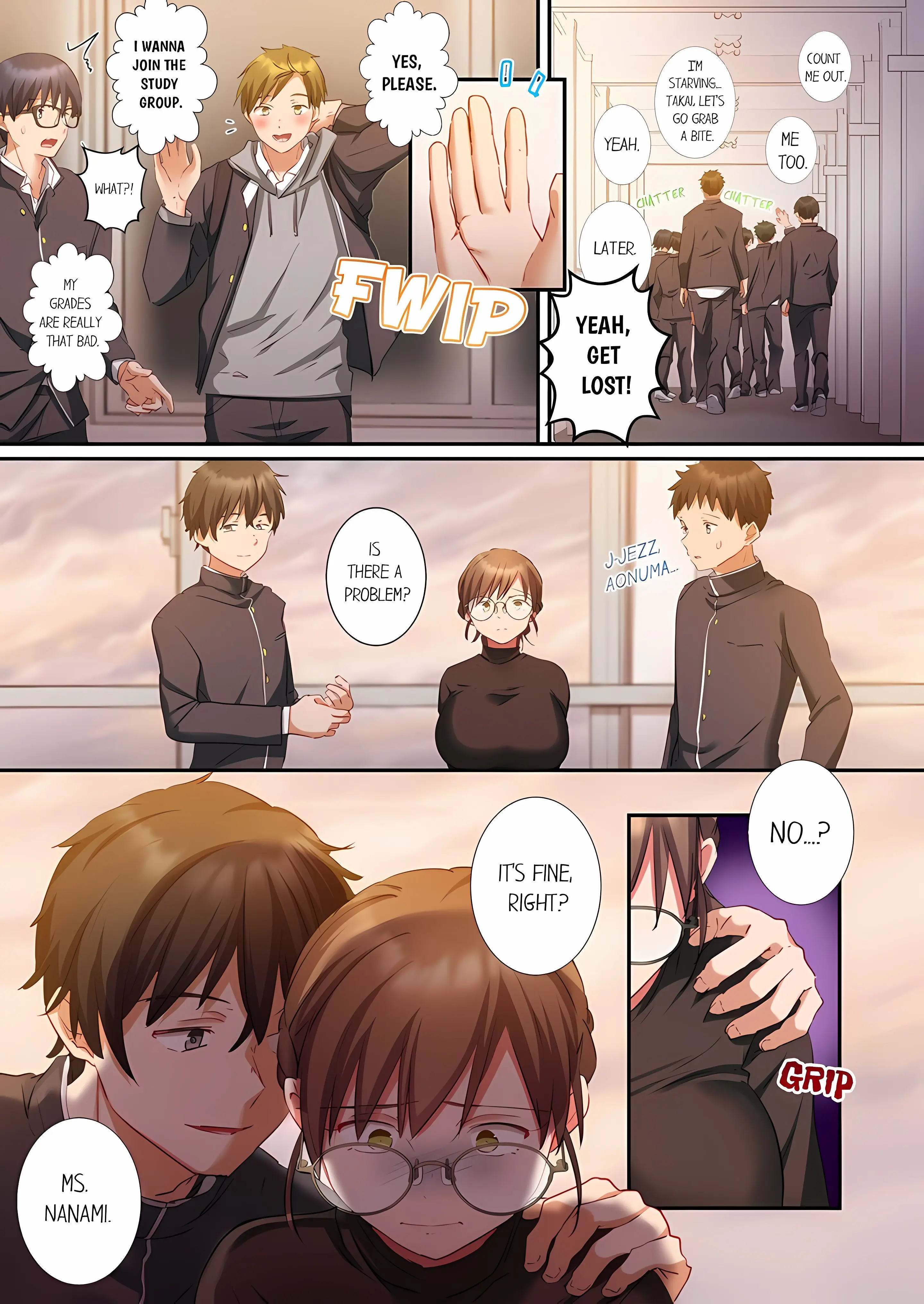 Sent To The Wrong Chat Blackmailed By One Of The Thirty Boys In My Class Chapter 5 - Page 11