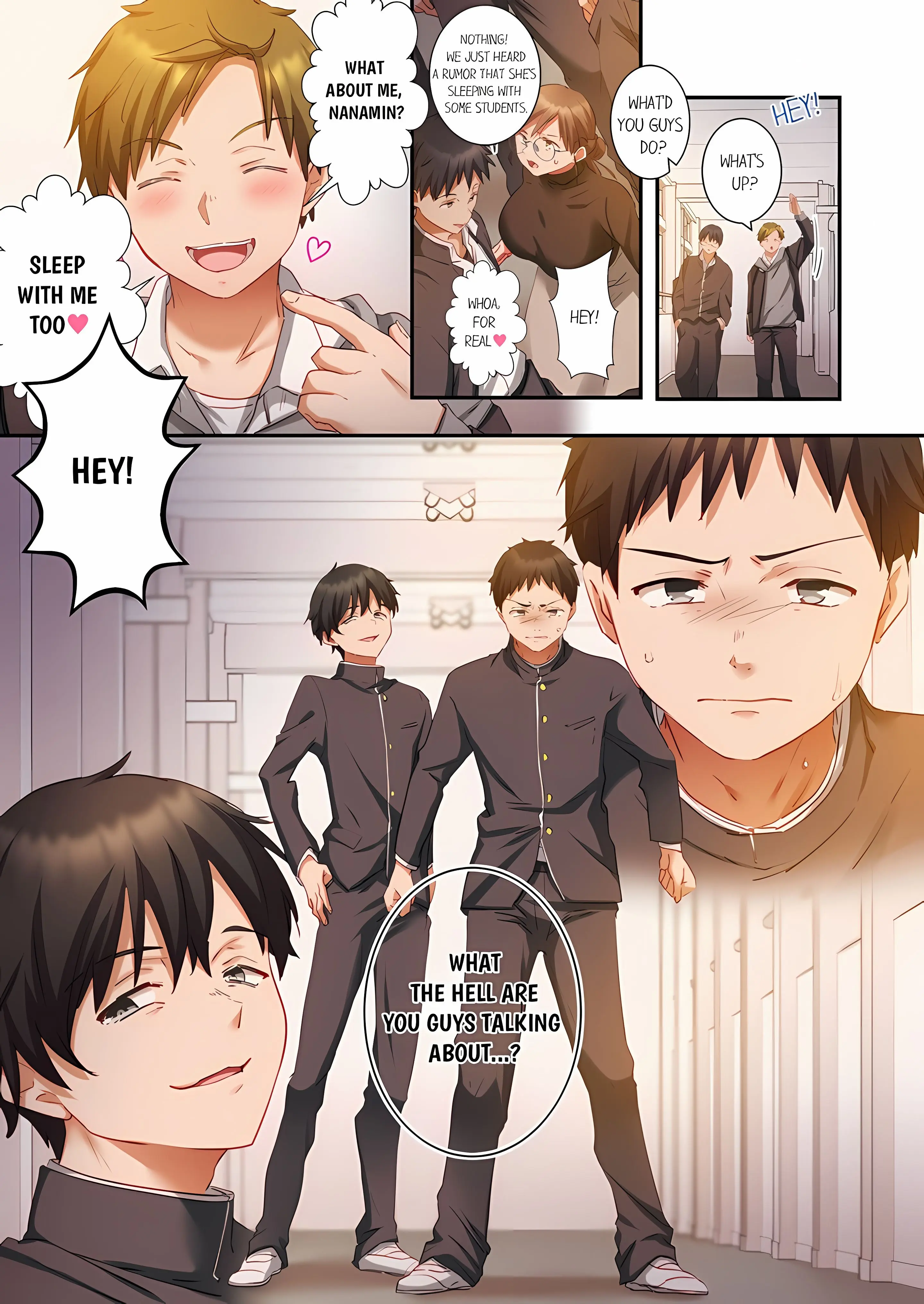 Sent To The Wrong Chat Blackmailed By One Of The Thirty Boys In My Class Chapter 5 - Page 9