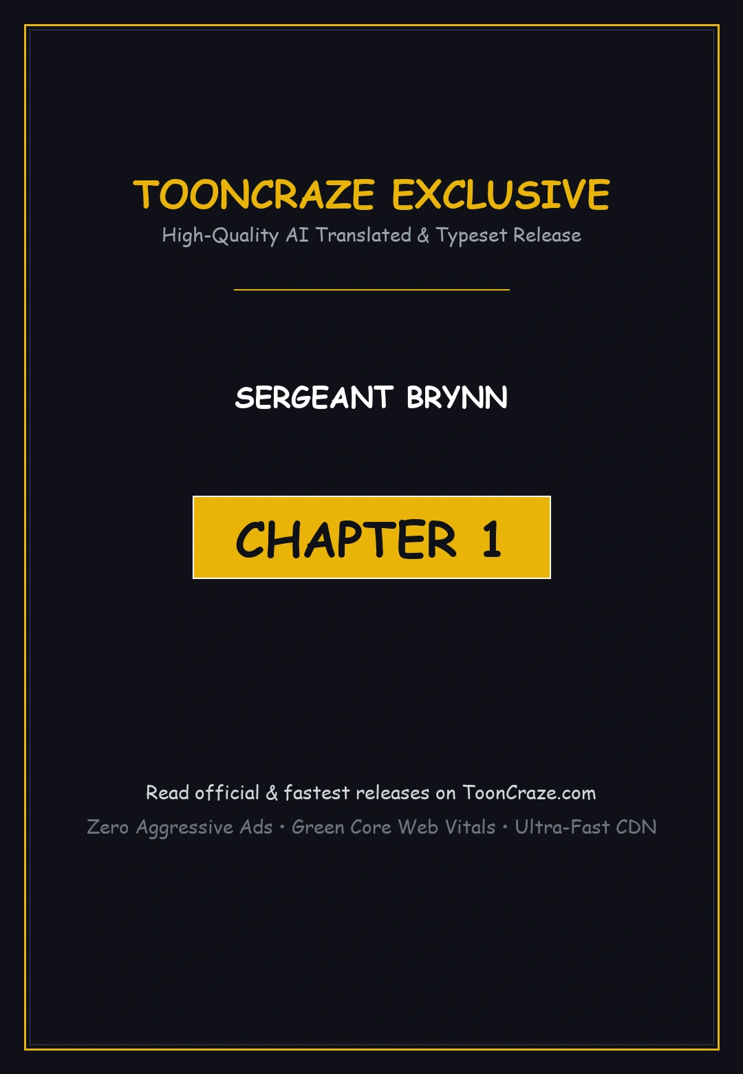 Sergeant Brynn Chapter 1 - Page 1