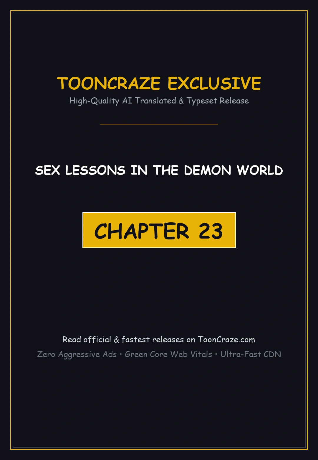 Sex Lessons In The Demon World Chapter 23 - Page 1