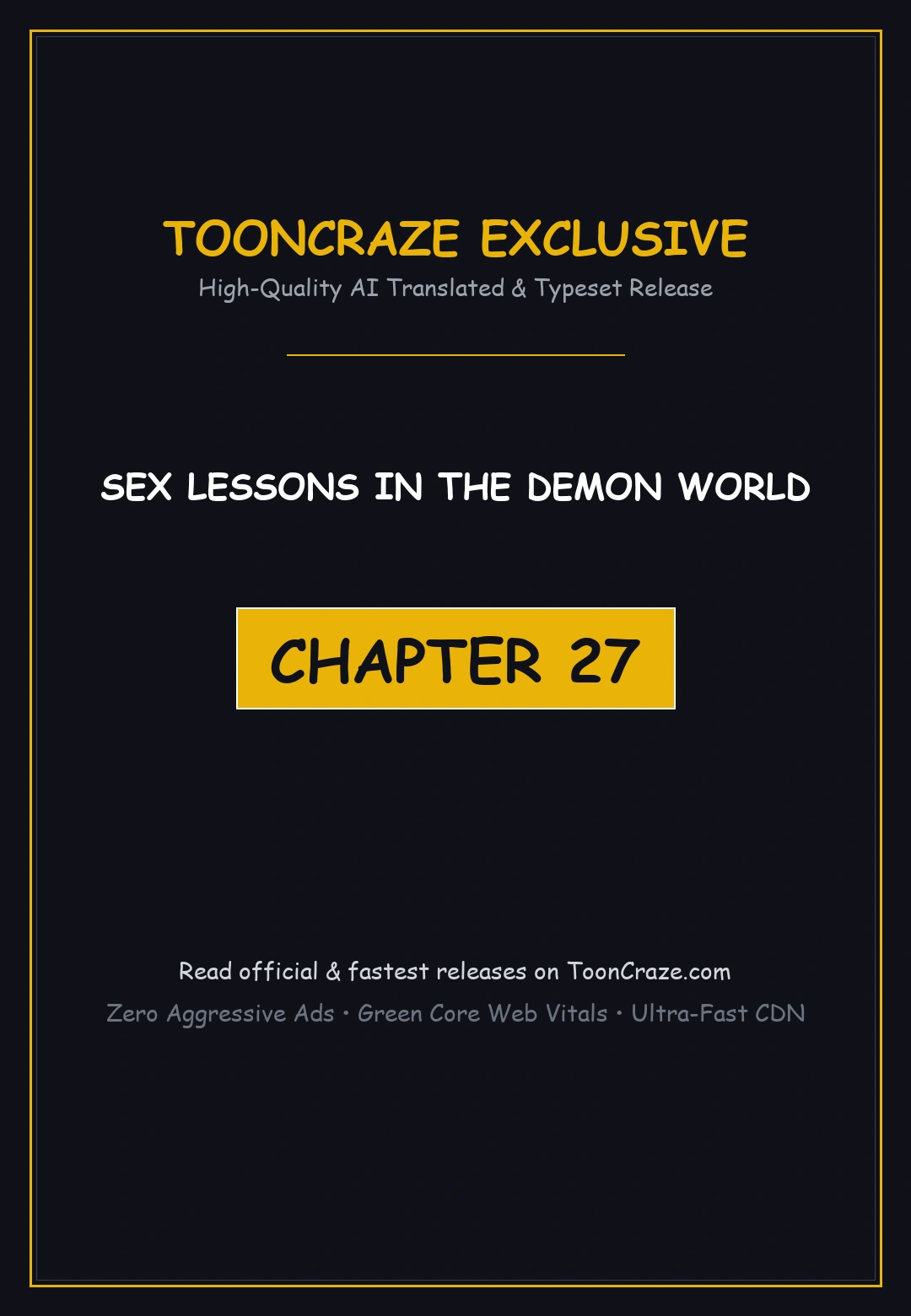 Sex Lessons In The Demon World Chapter 27 - Page 1