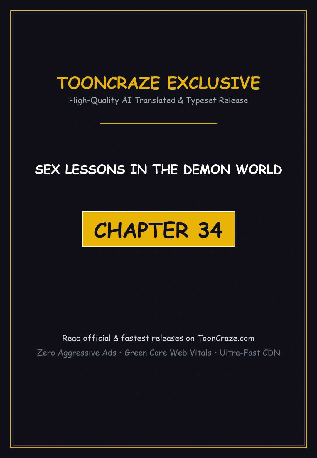 Sex Lessons In The Demon World Chapter 34 - Page 1