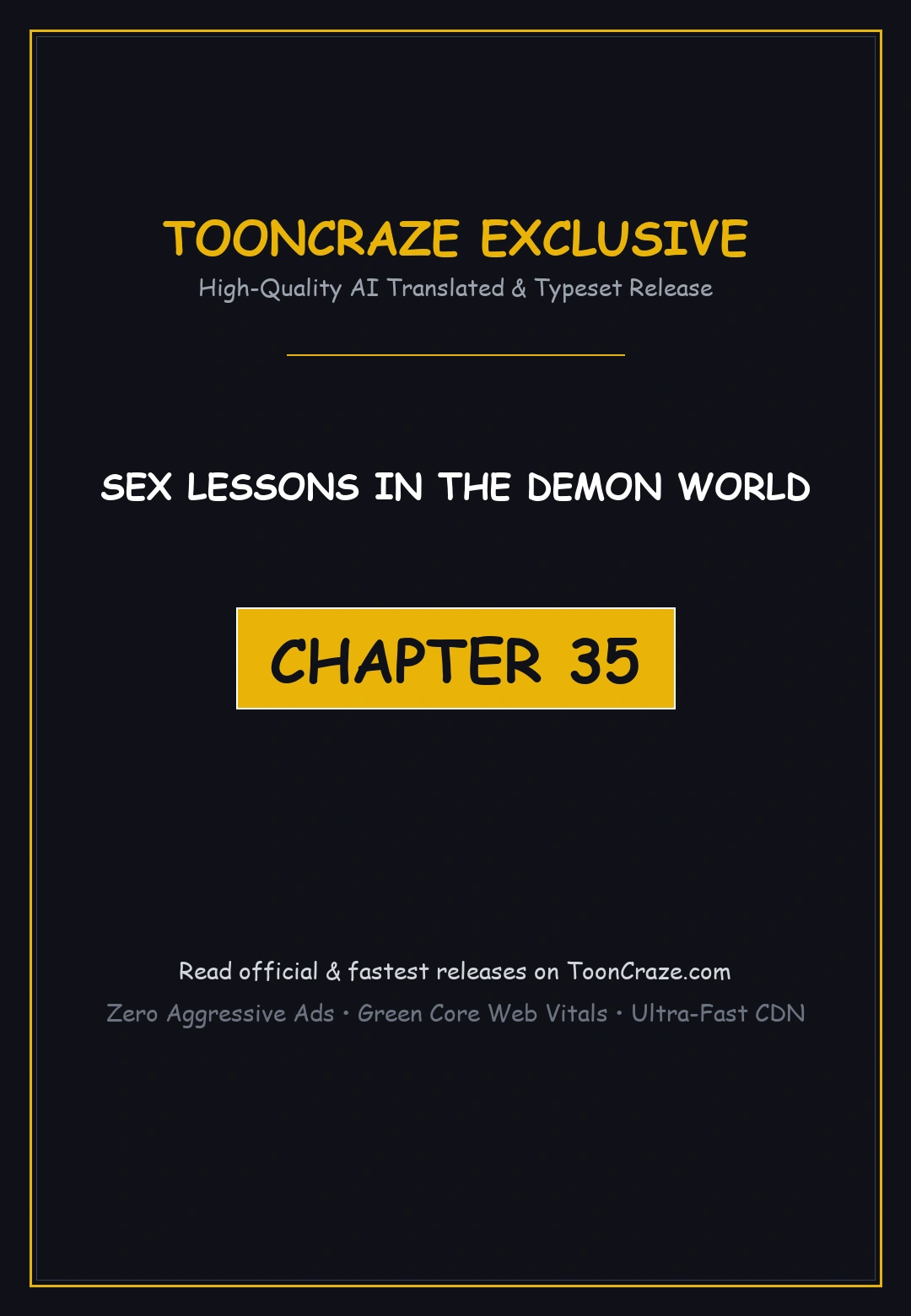 Sex Lessons In The Demon World Chapter 35 - Page 1