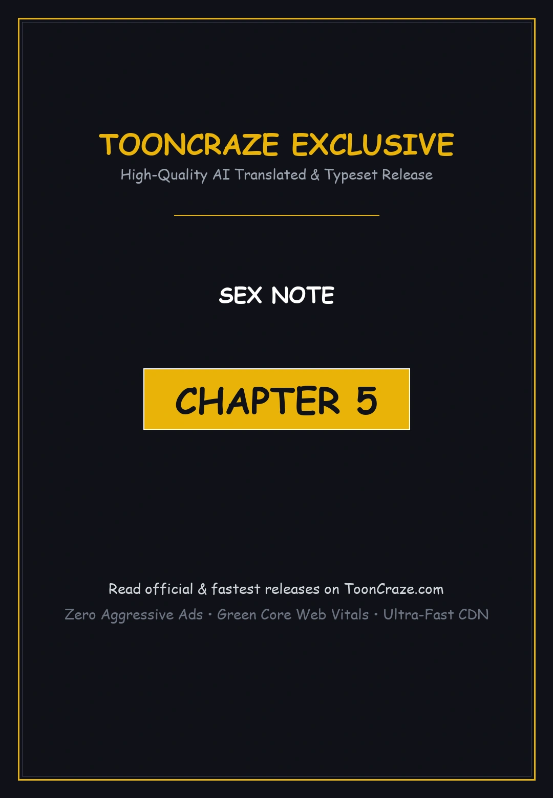 Sex Note Chapter 5 - Page 1