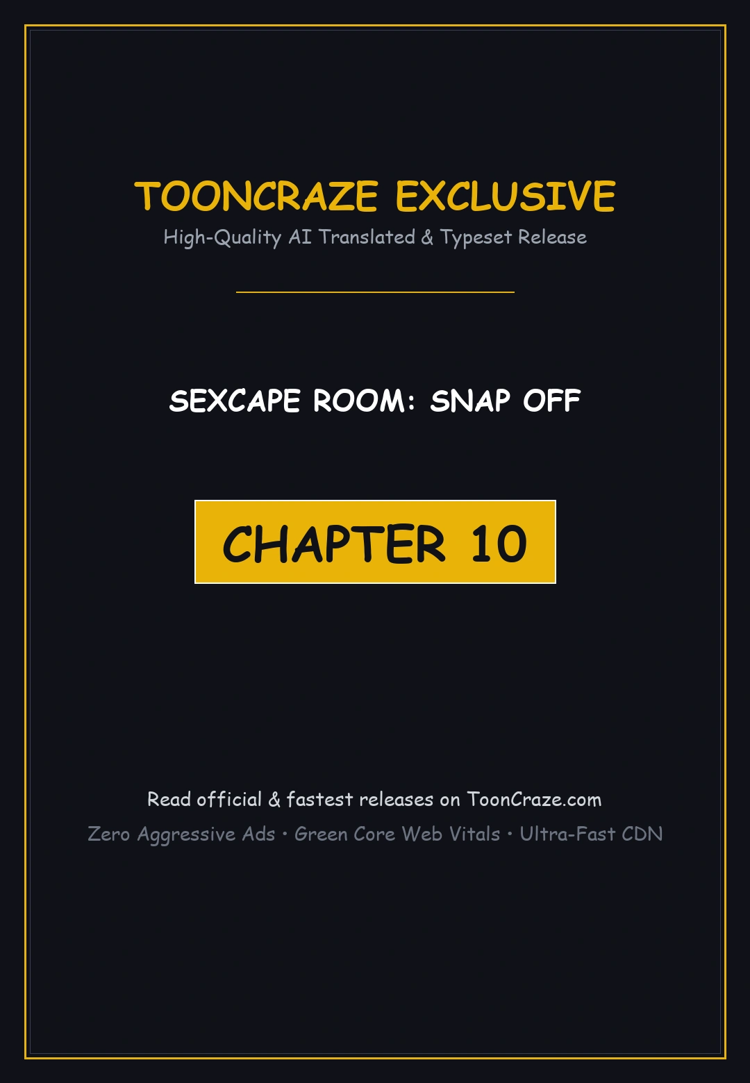 Sexcape Room Snap Off Manhwa Chapter 10 - Page 1