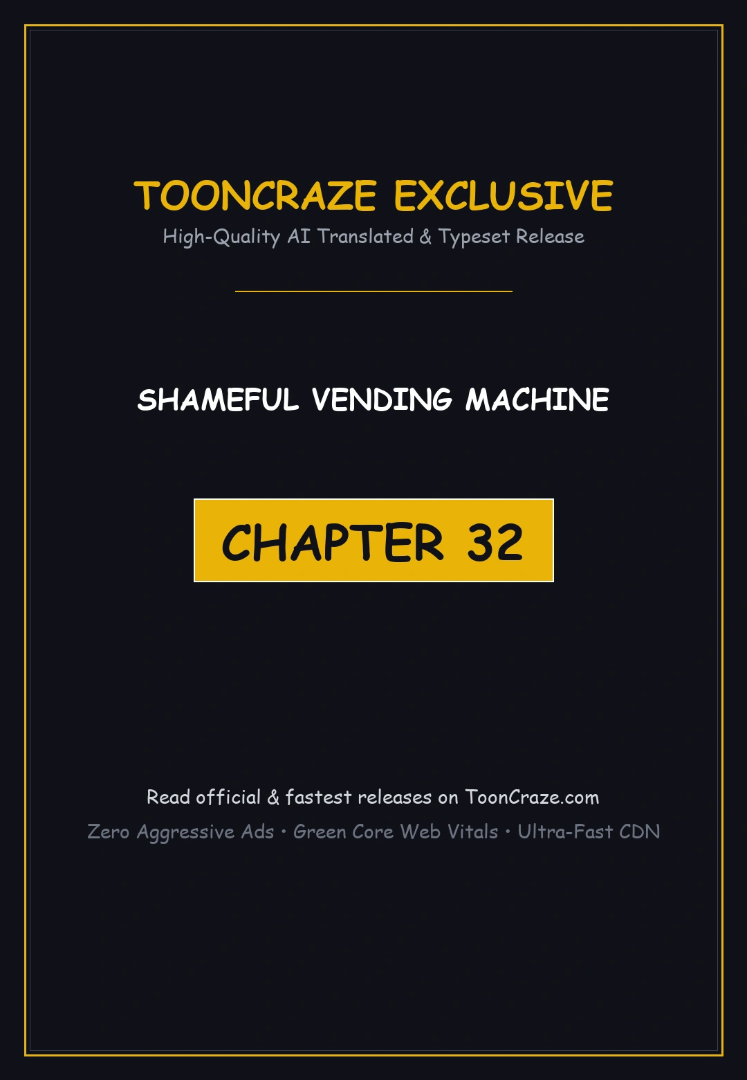 Shameful Vending Machine Chapter 32 - Page 1