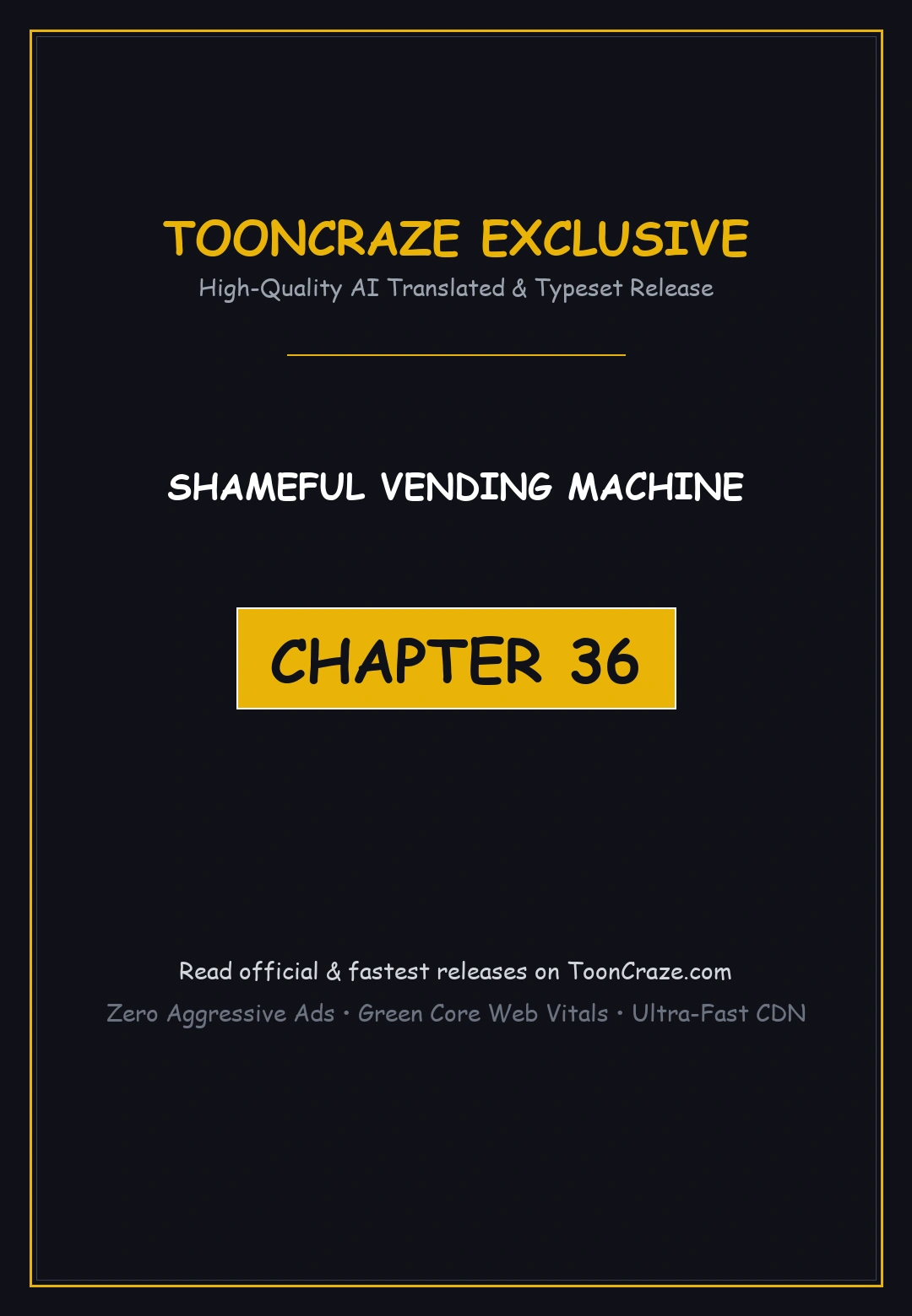 Shameful Vending Machine Chapter 36 - Page 1