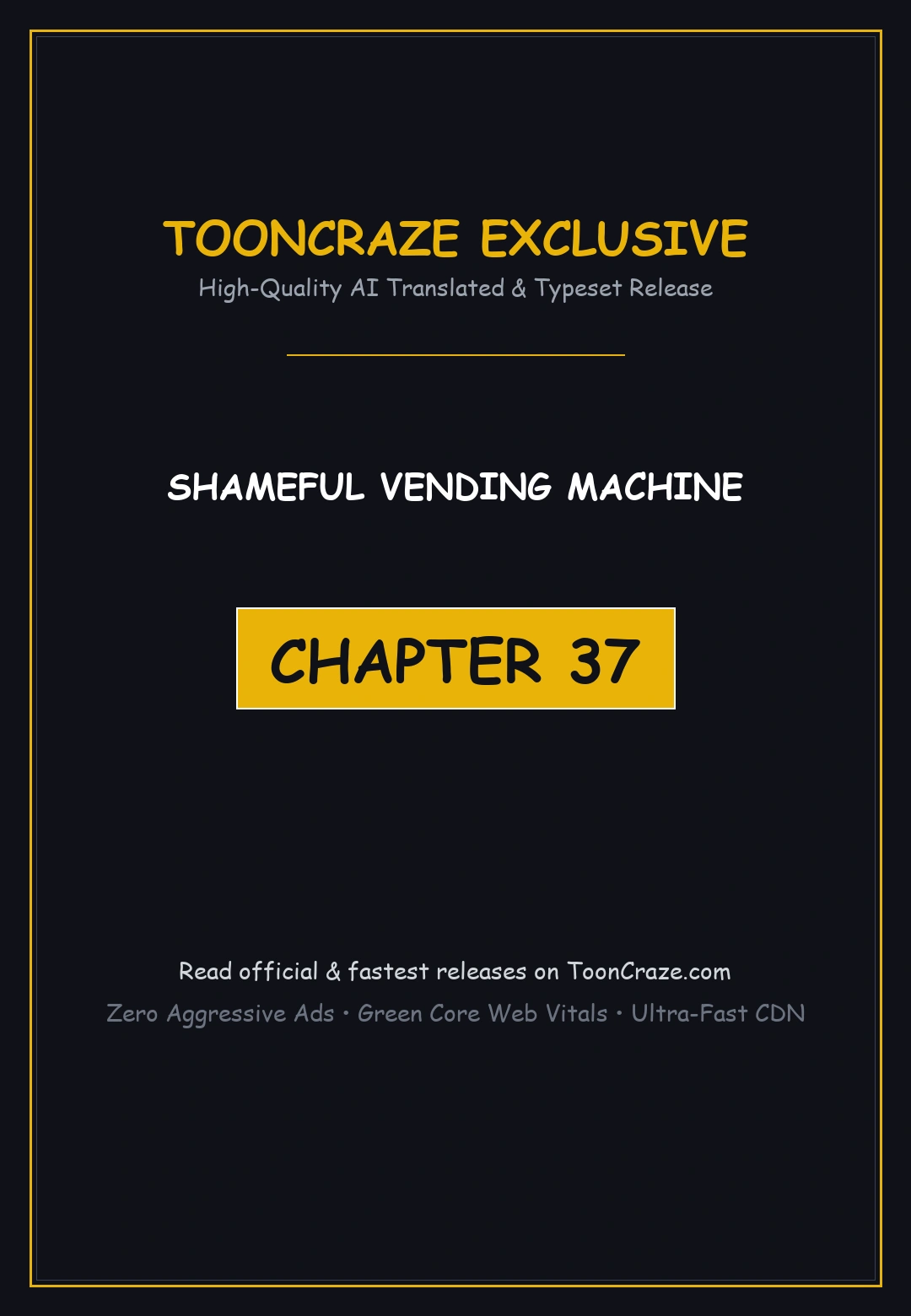 Shameful Vending Machine Chapter 37 - Page 1