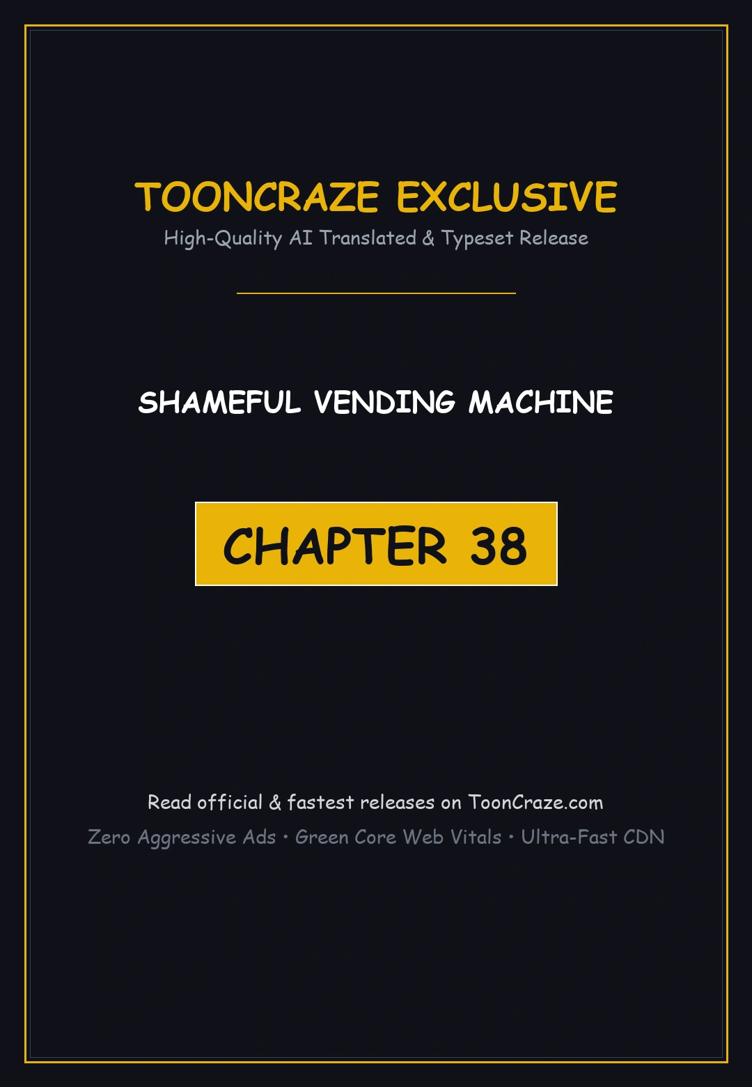 Shameful Vending Machine Chapter 38 - Page 1