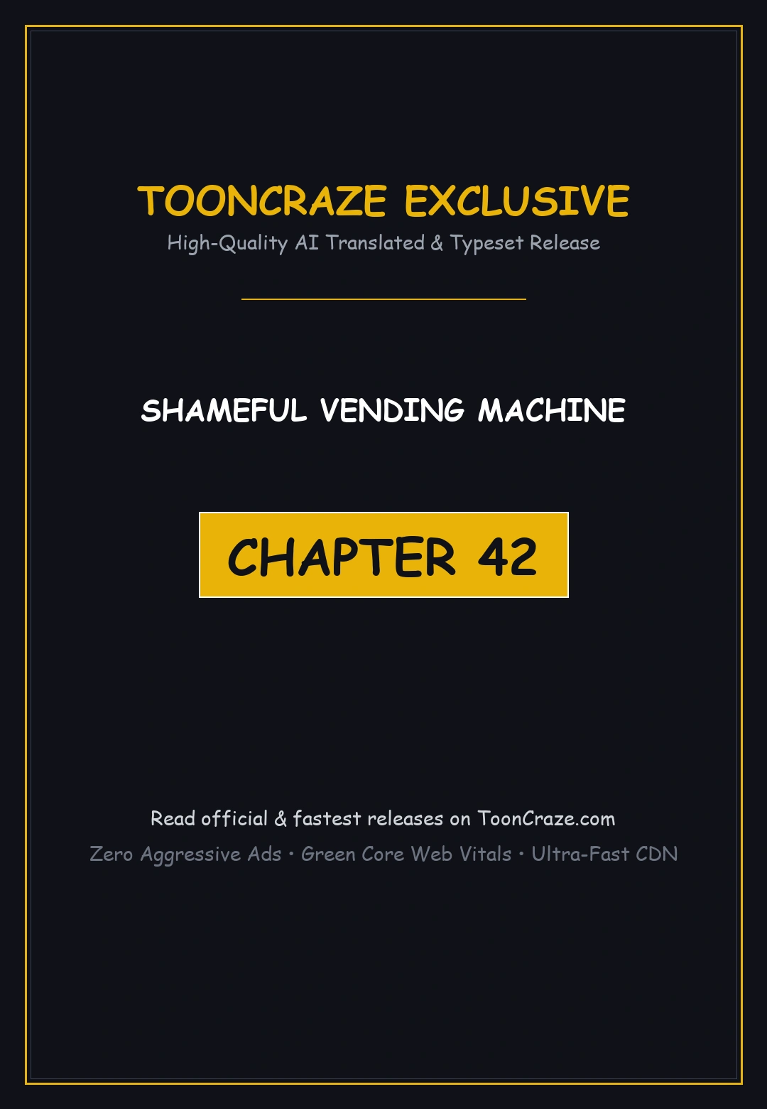 Shameful Vending Machine Chapter 42 - Page 1