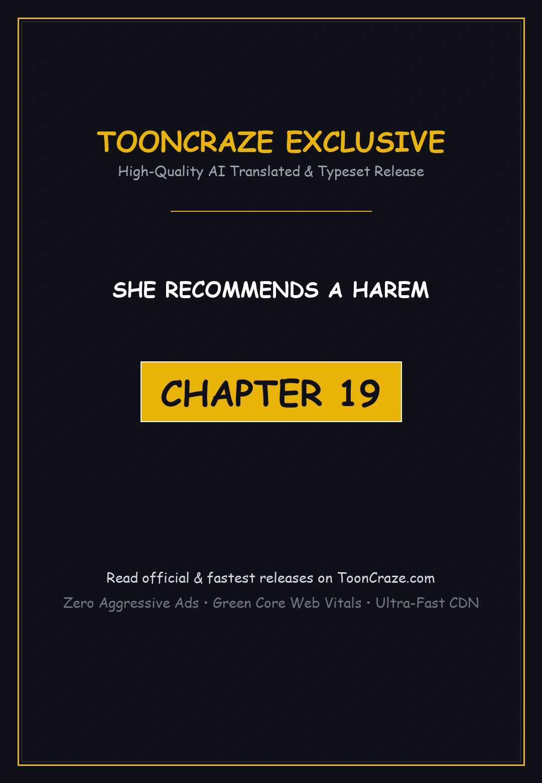 She Recommends A Harem Chapter 19 - Page 1