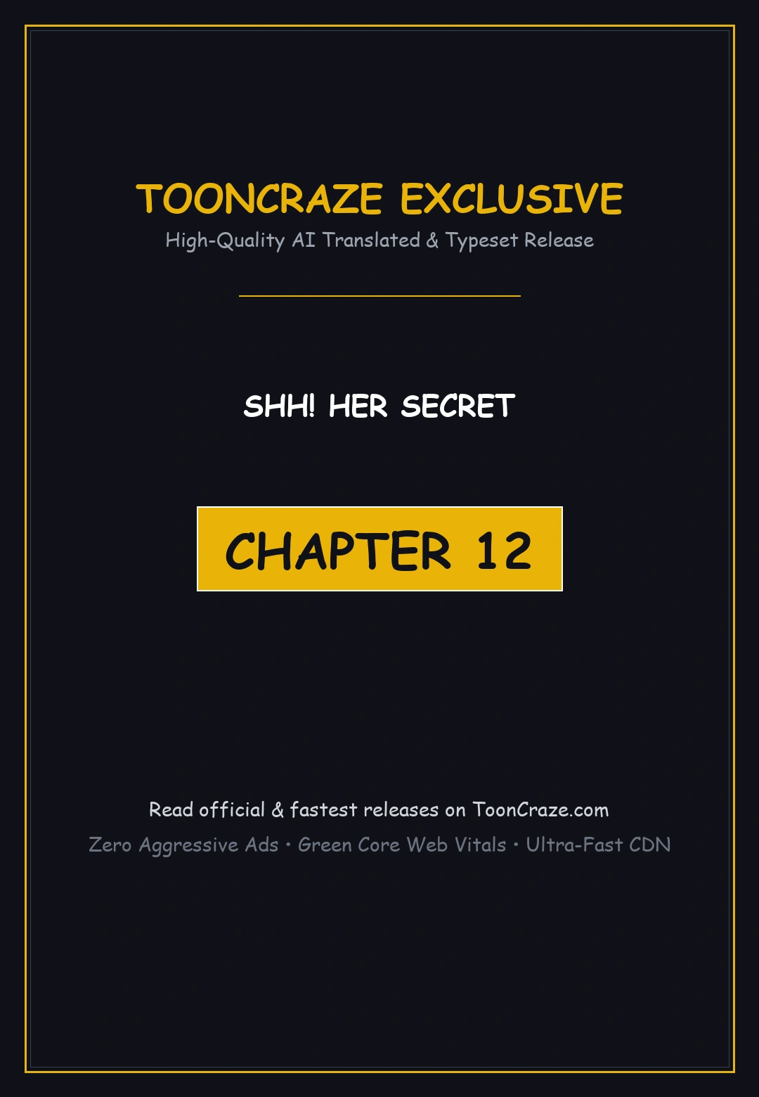 Shh Her Secret Manhwa Facon Chapter 12 - Page 1