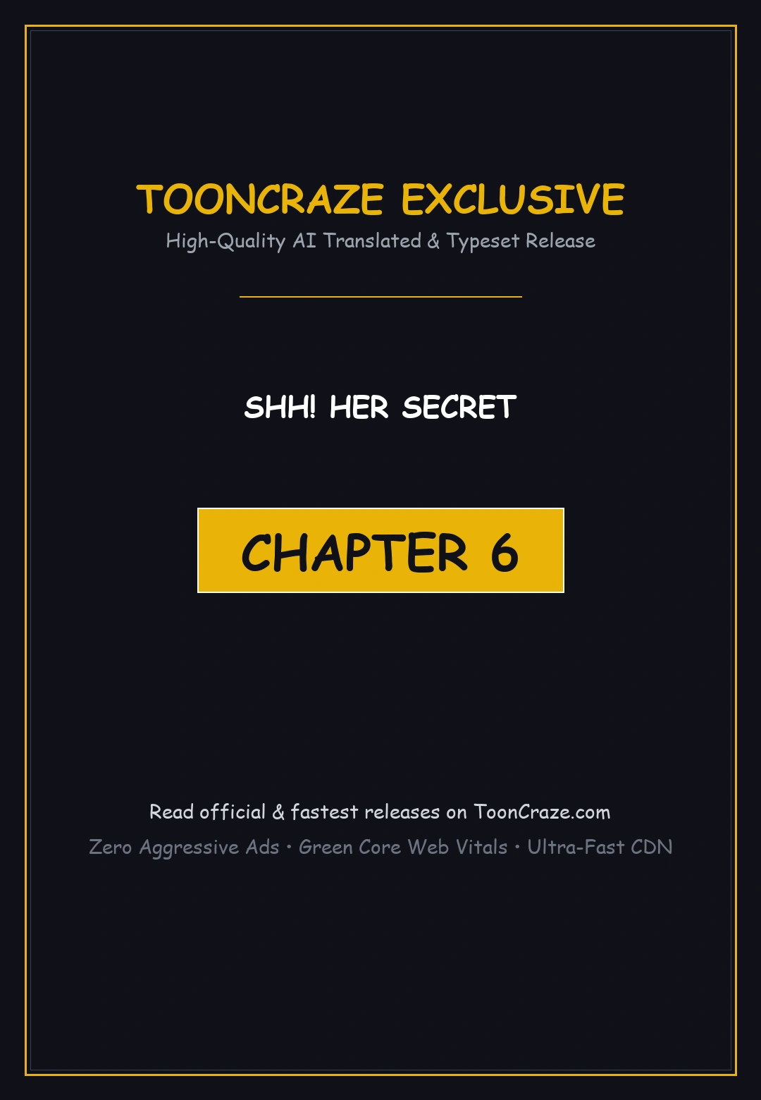 Shh Her Secret Manhwa Facon Chapter 6 - Page 1