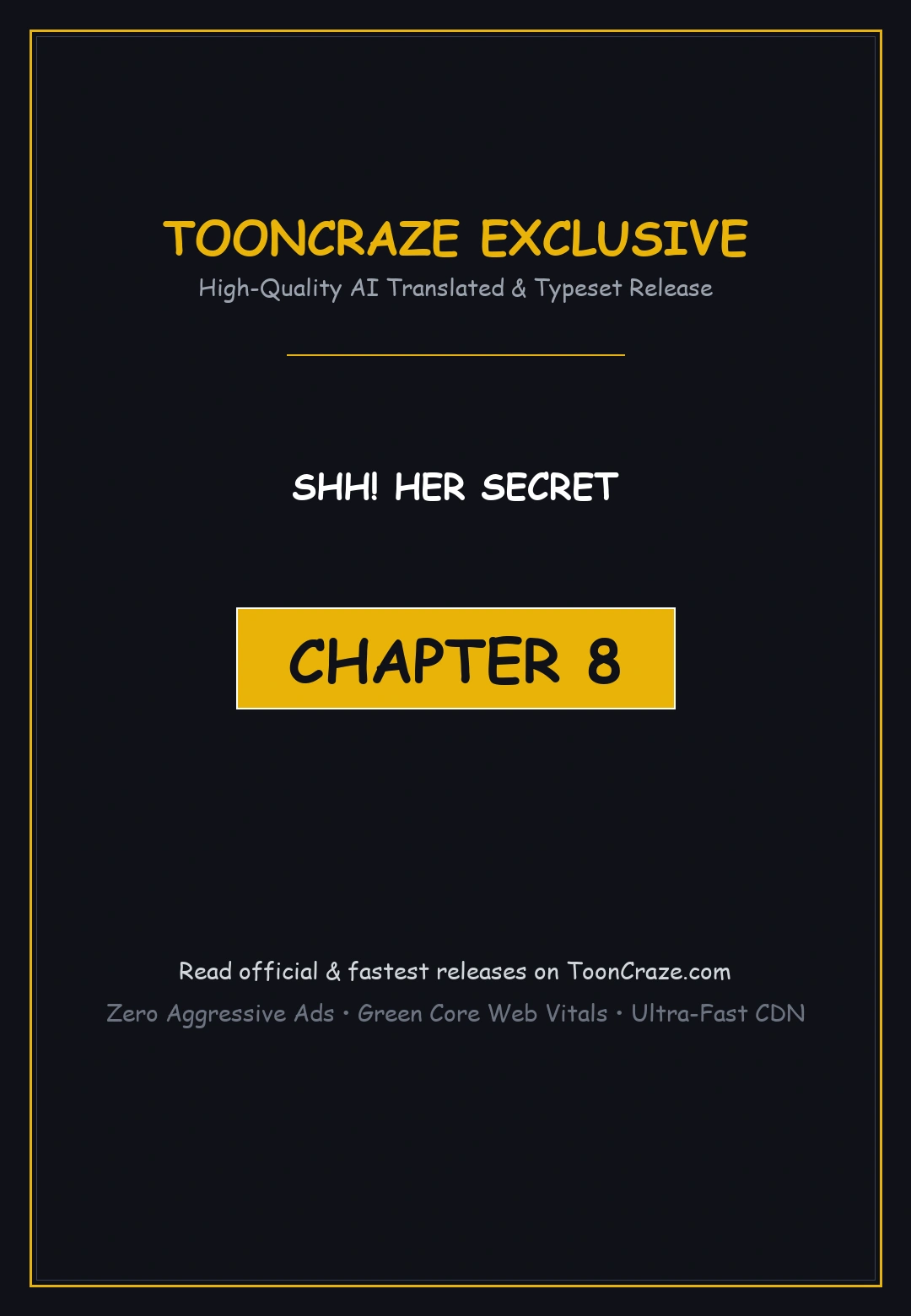 Shh Her Secret Manhwa Facon Chapter 8 - Page 1