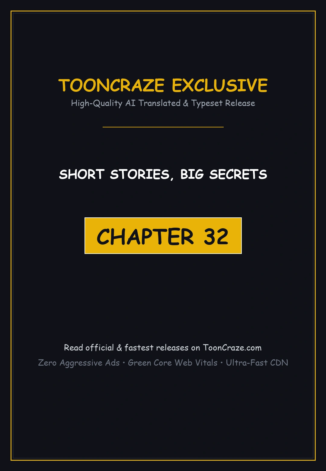 Short Stories Big Secrets Chapter 32 - Page 1