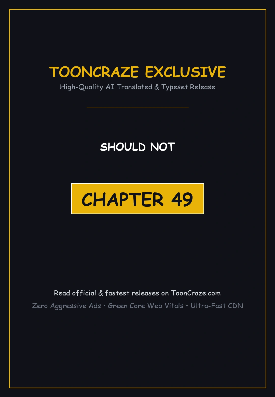 Should Not Chapter 49 - Page 1