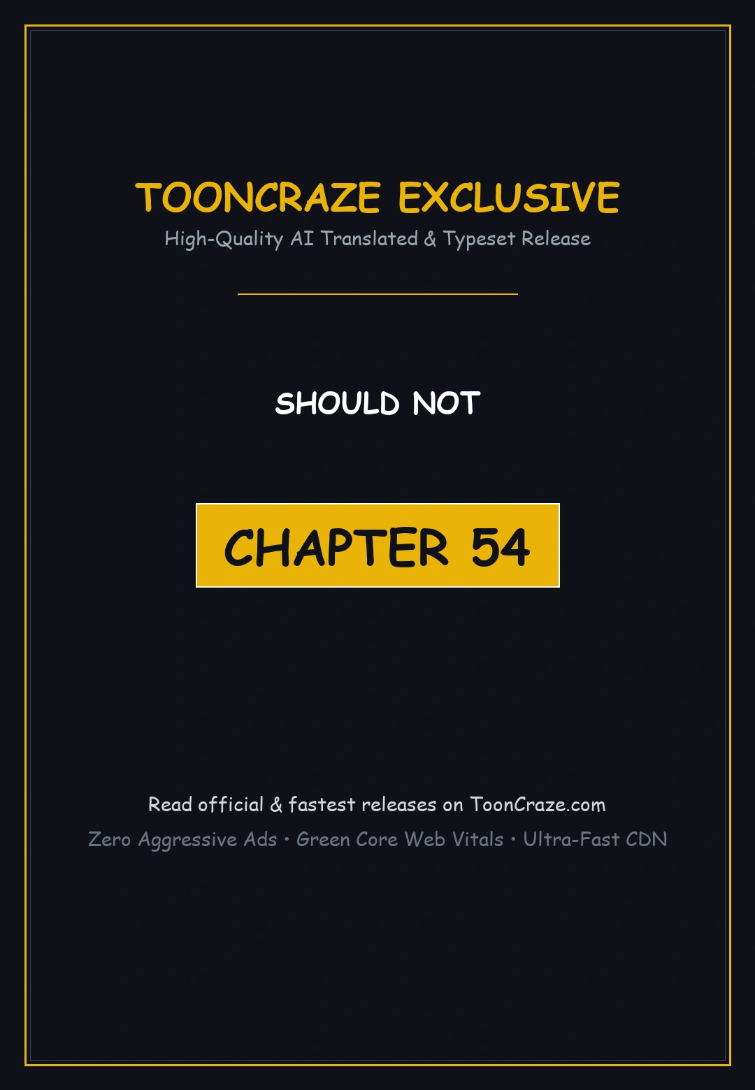 Should Not Chapter 54 - Page 1