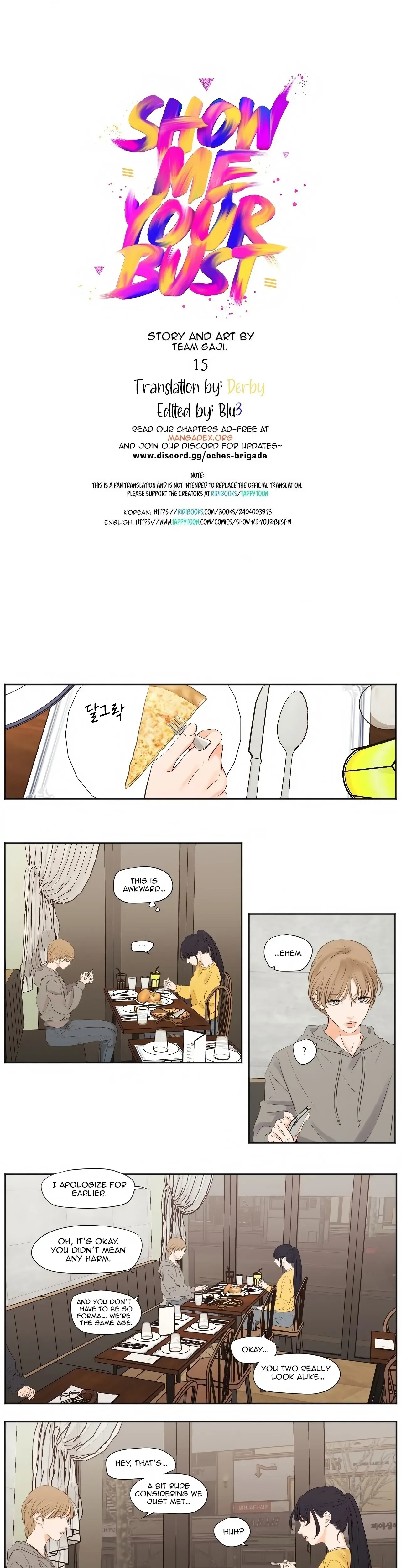 Show Me Your Bust Chapter 15 - Page 1